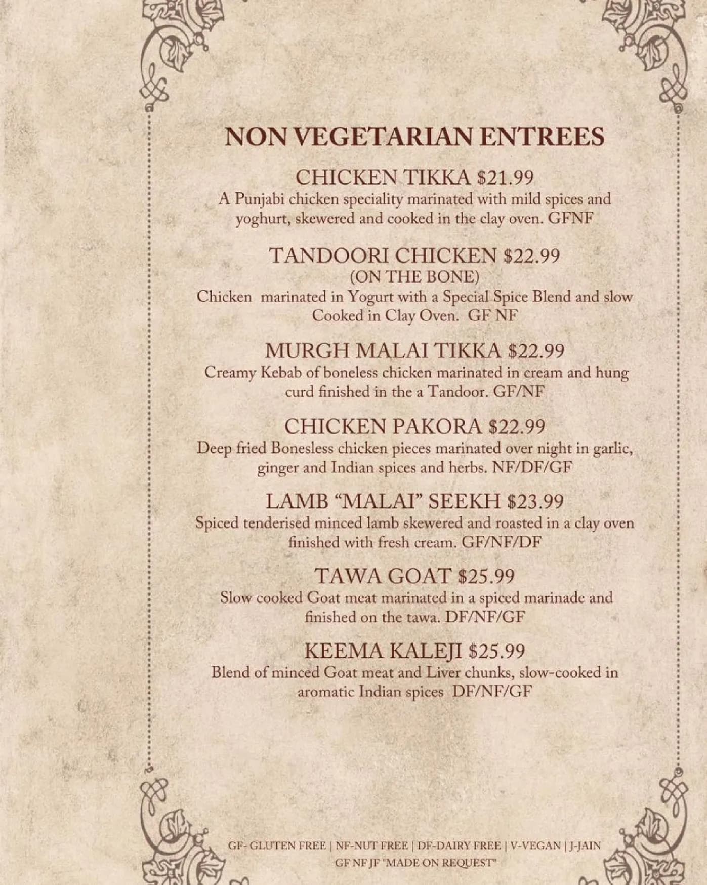 Rasoi & Barrel menu, page 7