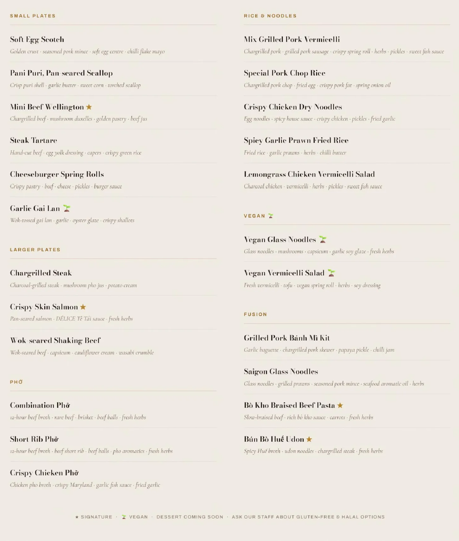 Délice menu, page 1