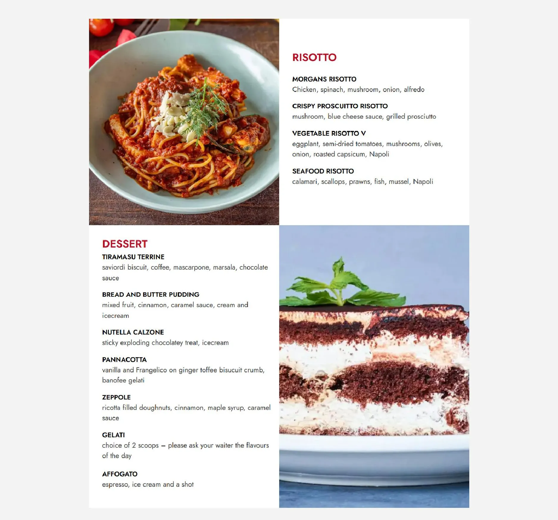 Elio’s Osteria menu, page 3