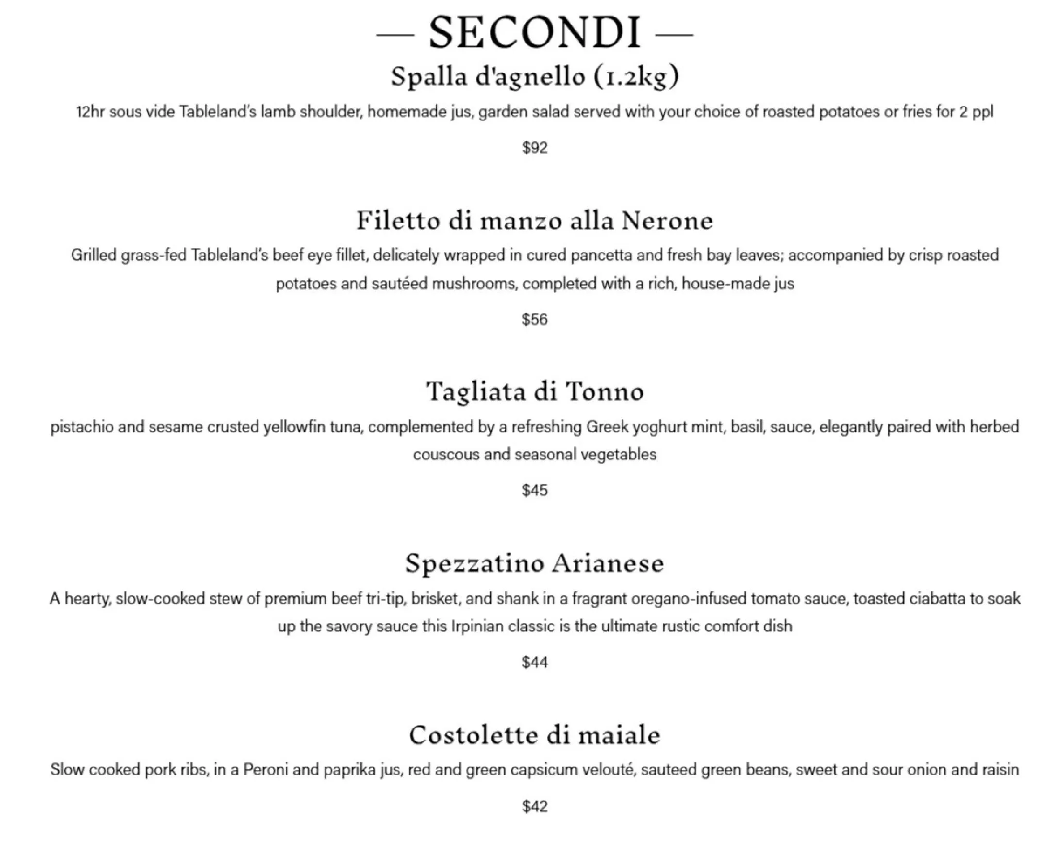 Pist4cchi menu, page 3
