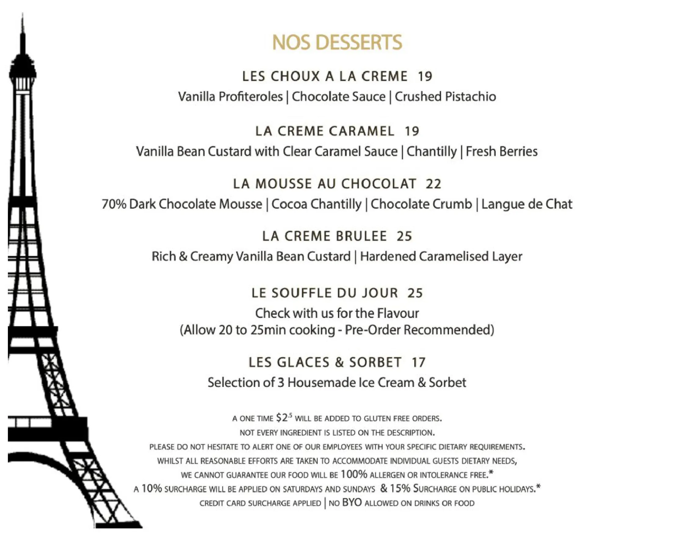 C'est Bon menu, page 3