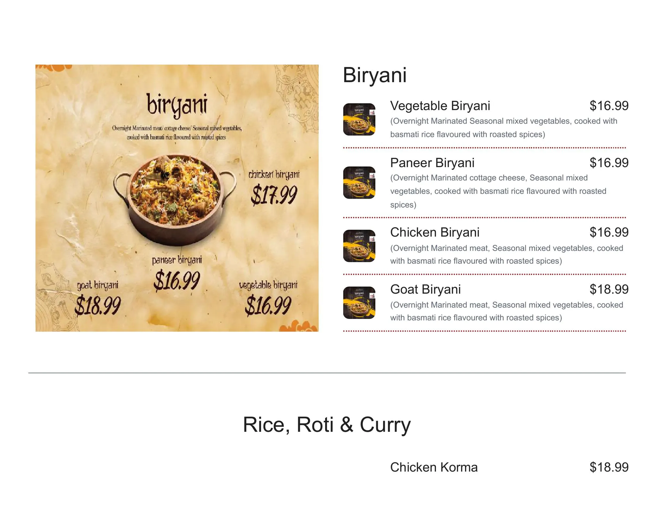 Maicha Nepalese Restaurant menu, page 7