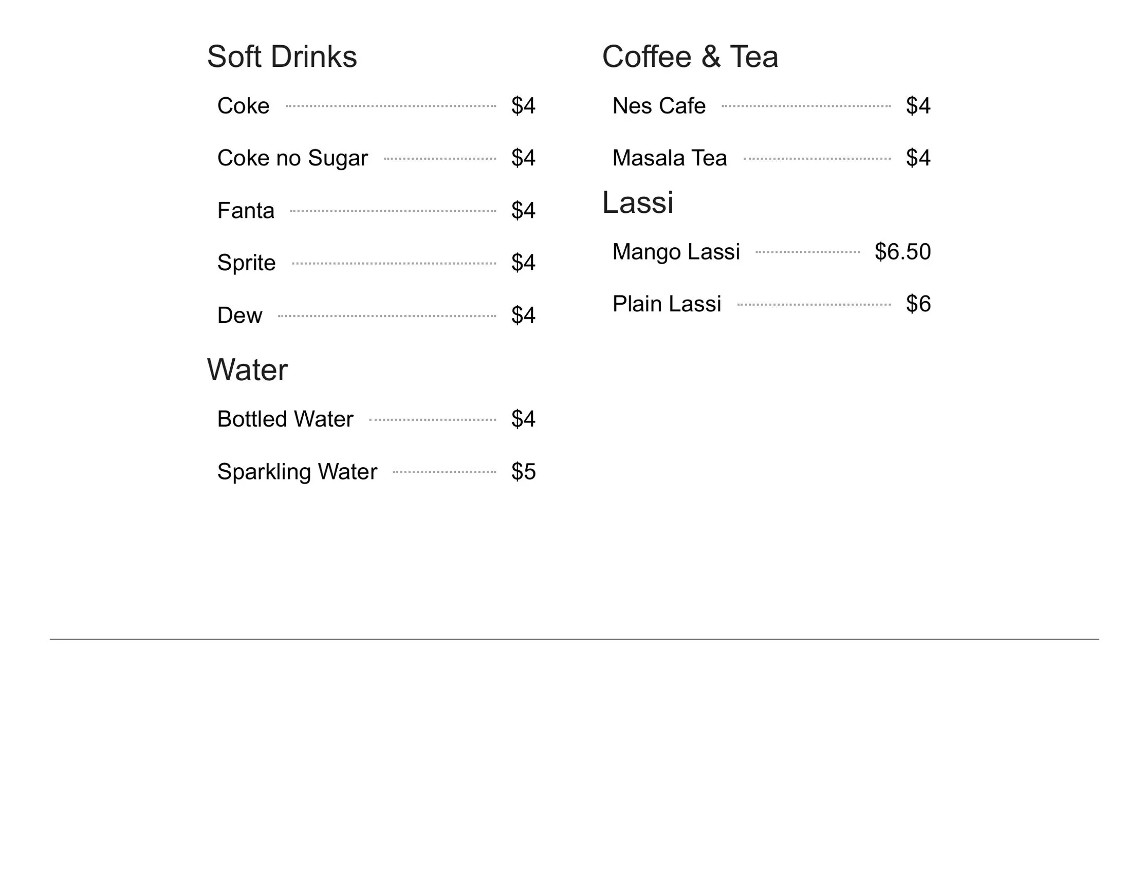 Maicha Nepalese Restaurant menu, page 12