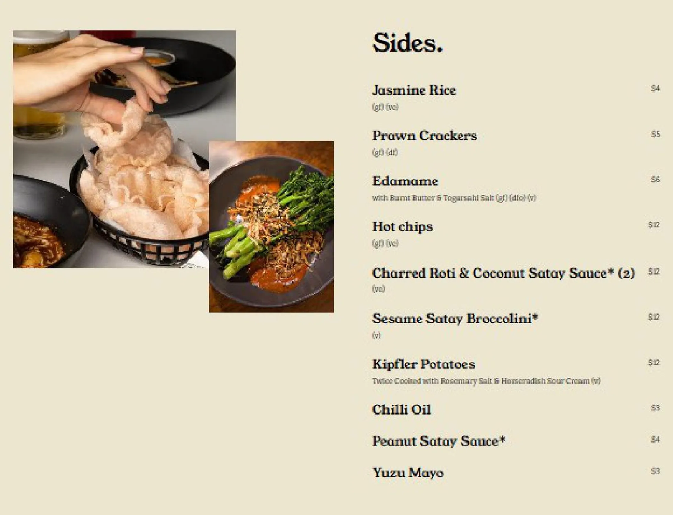 Crackerjack menu, page 5