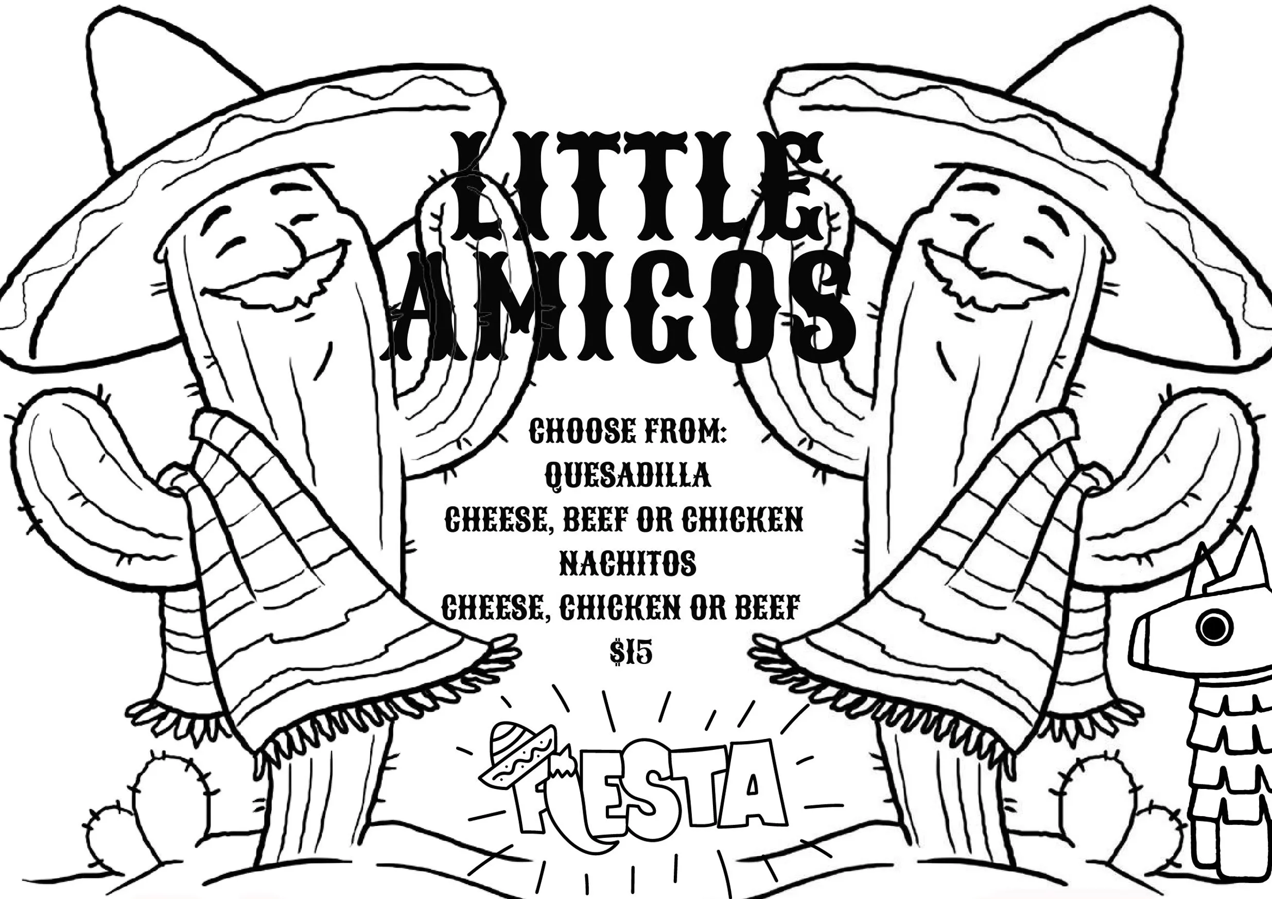 Nude Amigos menu, page 11