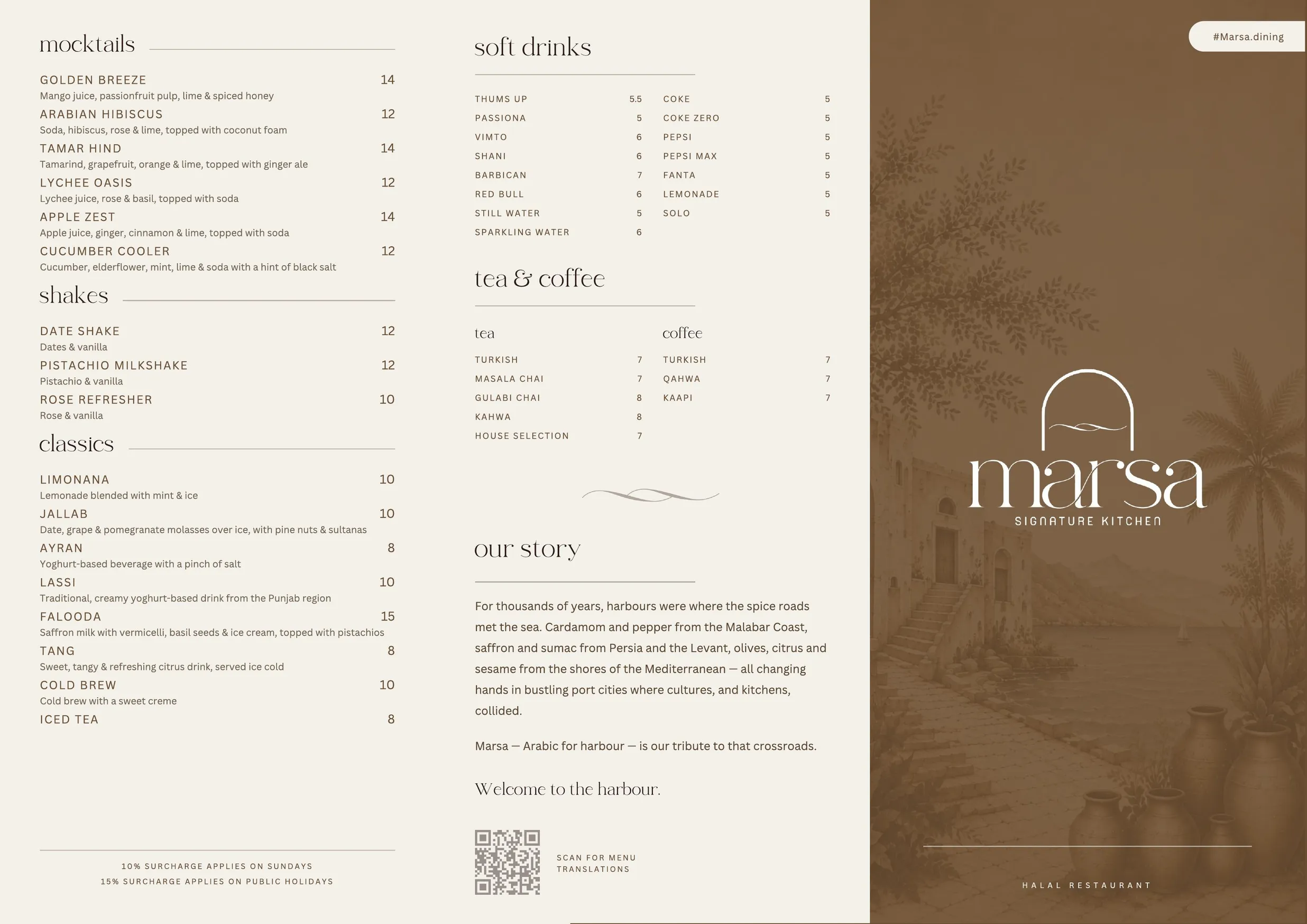 Marsa menu, page 2