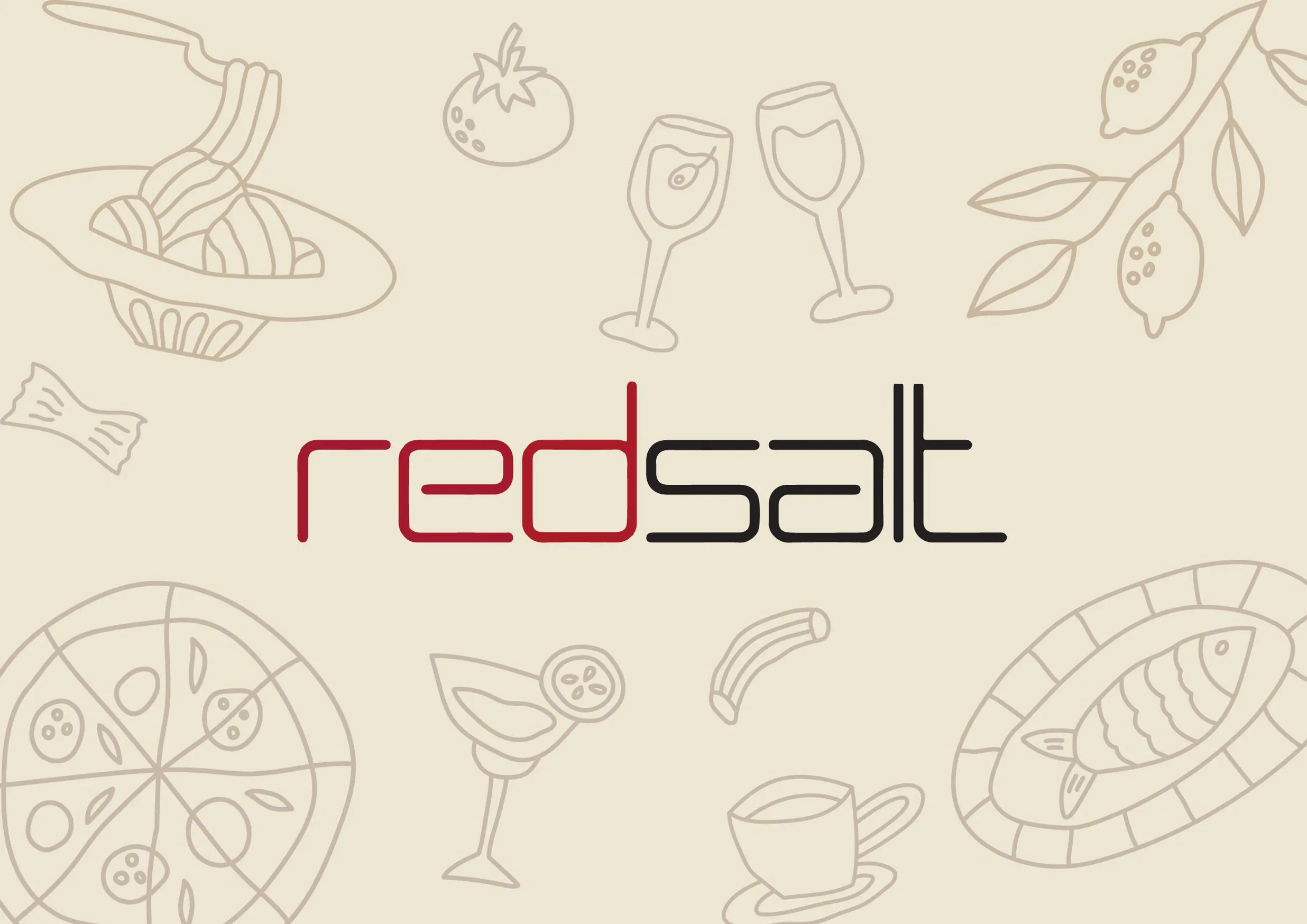Redsalt Restaurant menu, page 1