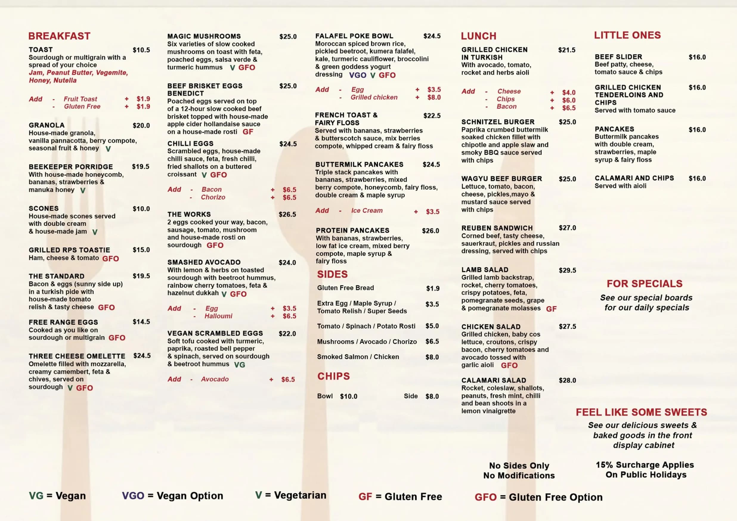 Rock Paper Scissors menu, page 1