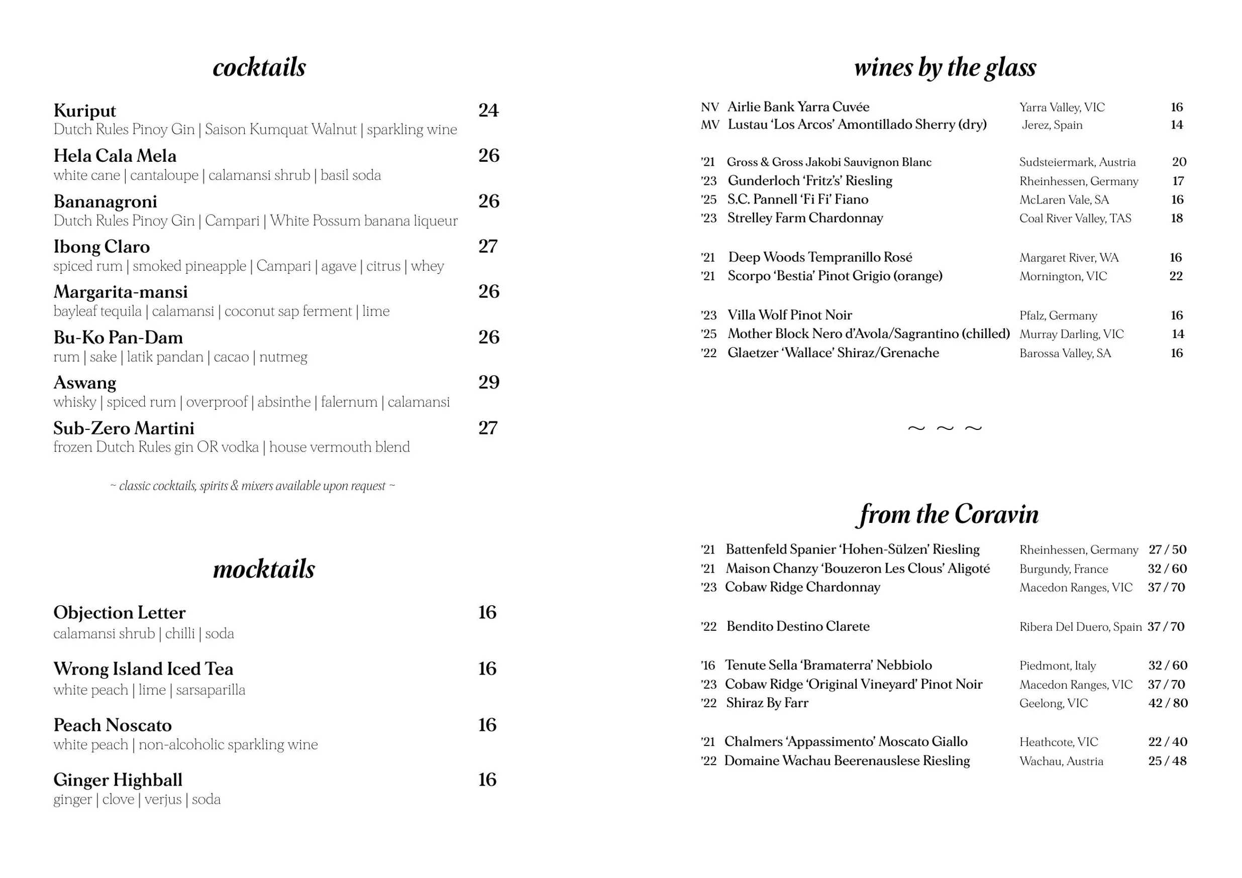 Askal menu, page 3