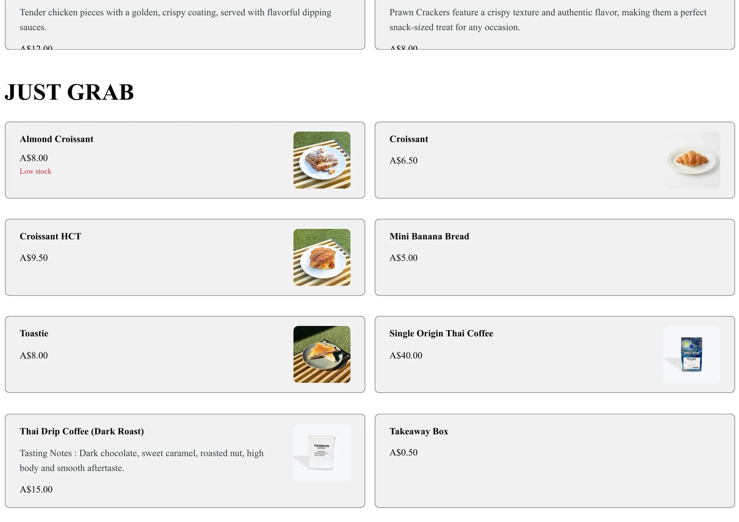 Hideaway Melbourne menu, page 4