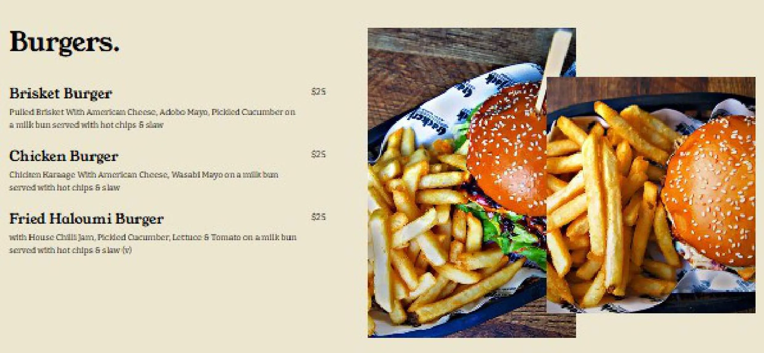 Crackerjack menu, page 4