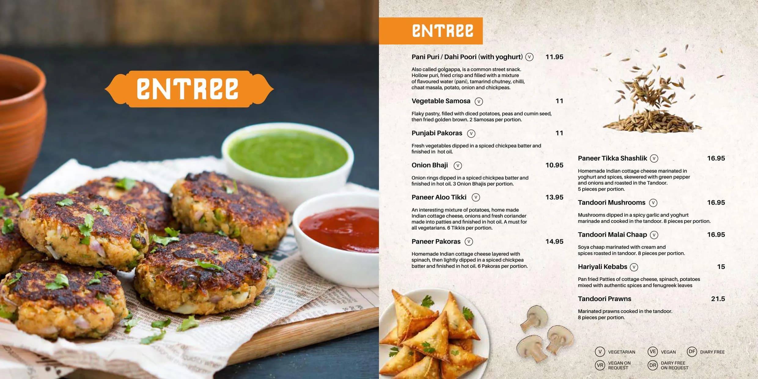 Som Ras Indian menu, page 3