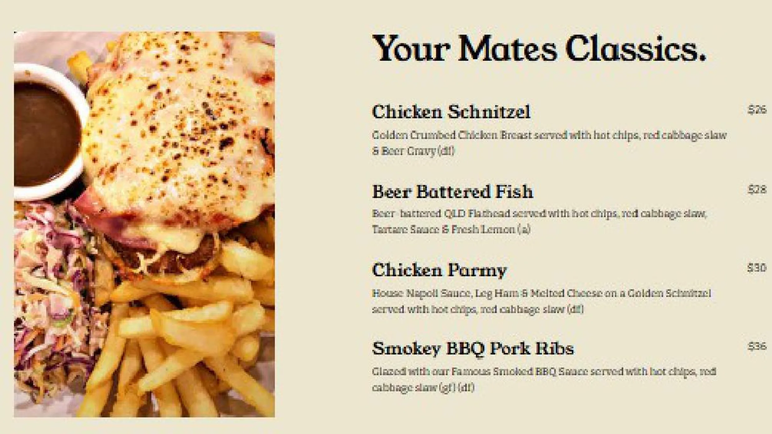 Crackerjack menu, page 3