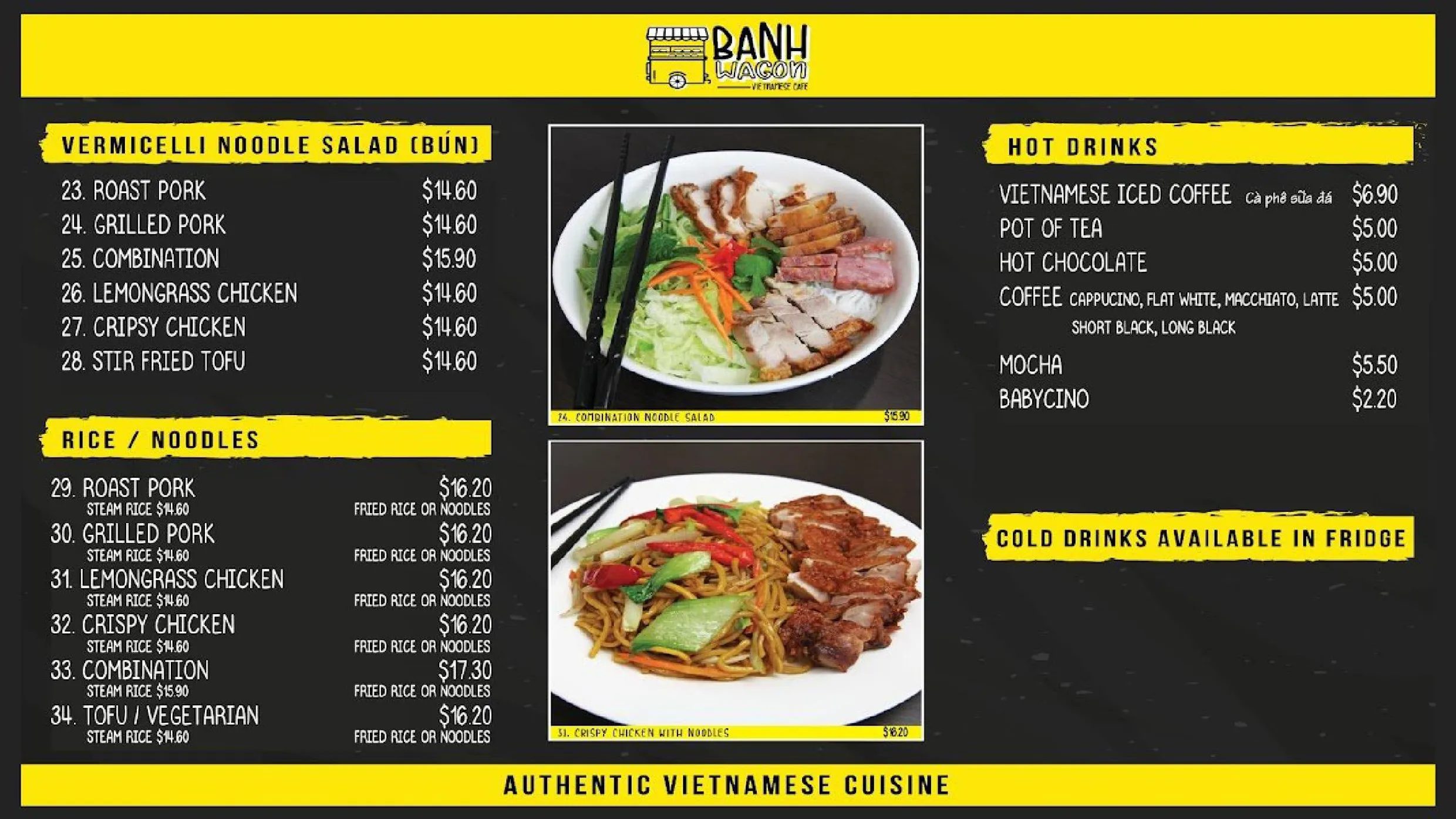 Banh Wagon menu, page 2