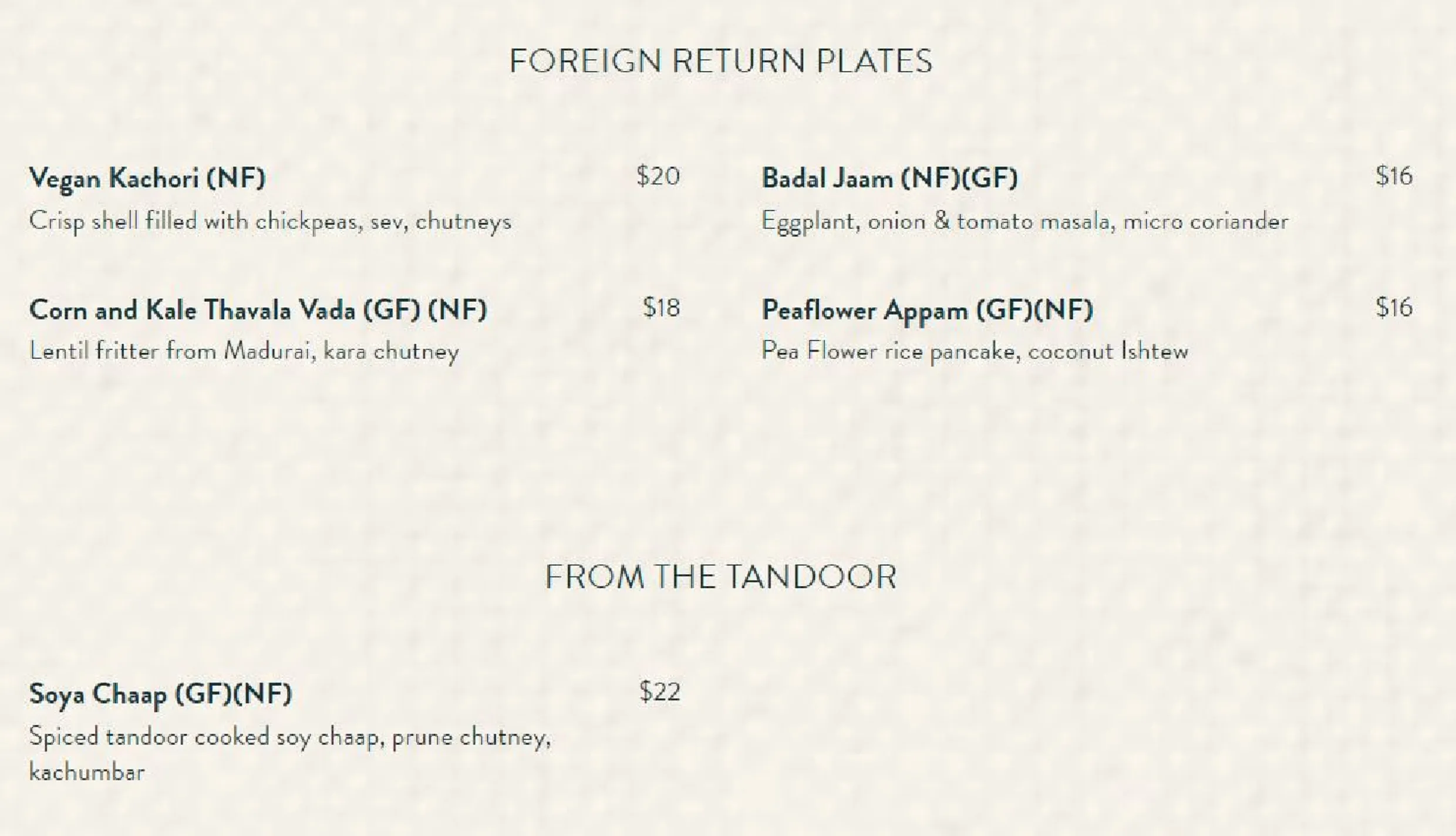 Foreign Return menu, page 8