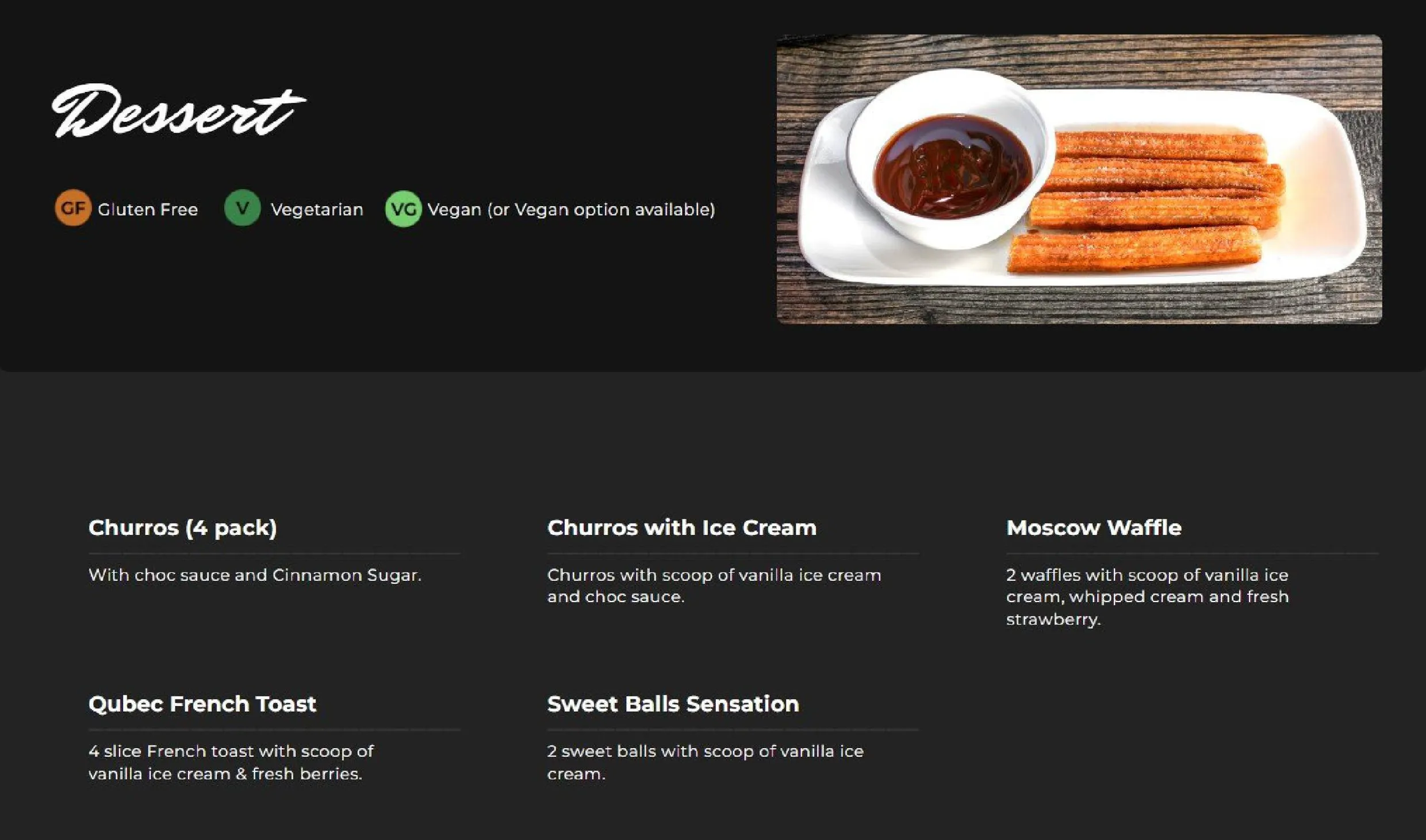 Taco Boy menu, page 2