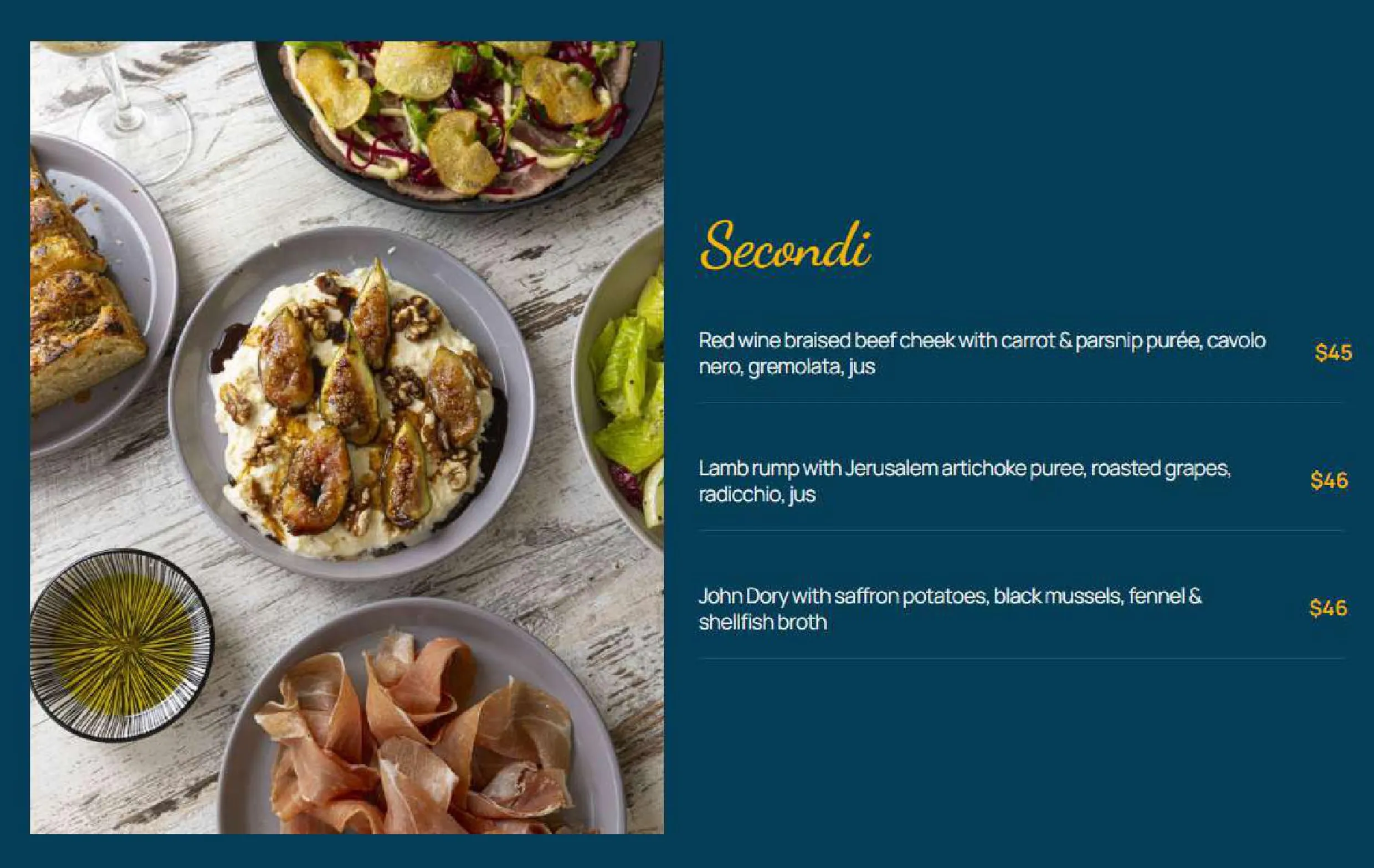 Capriccio Osteria menu, page 6