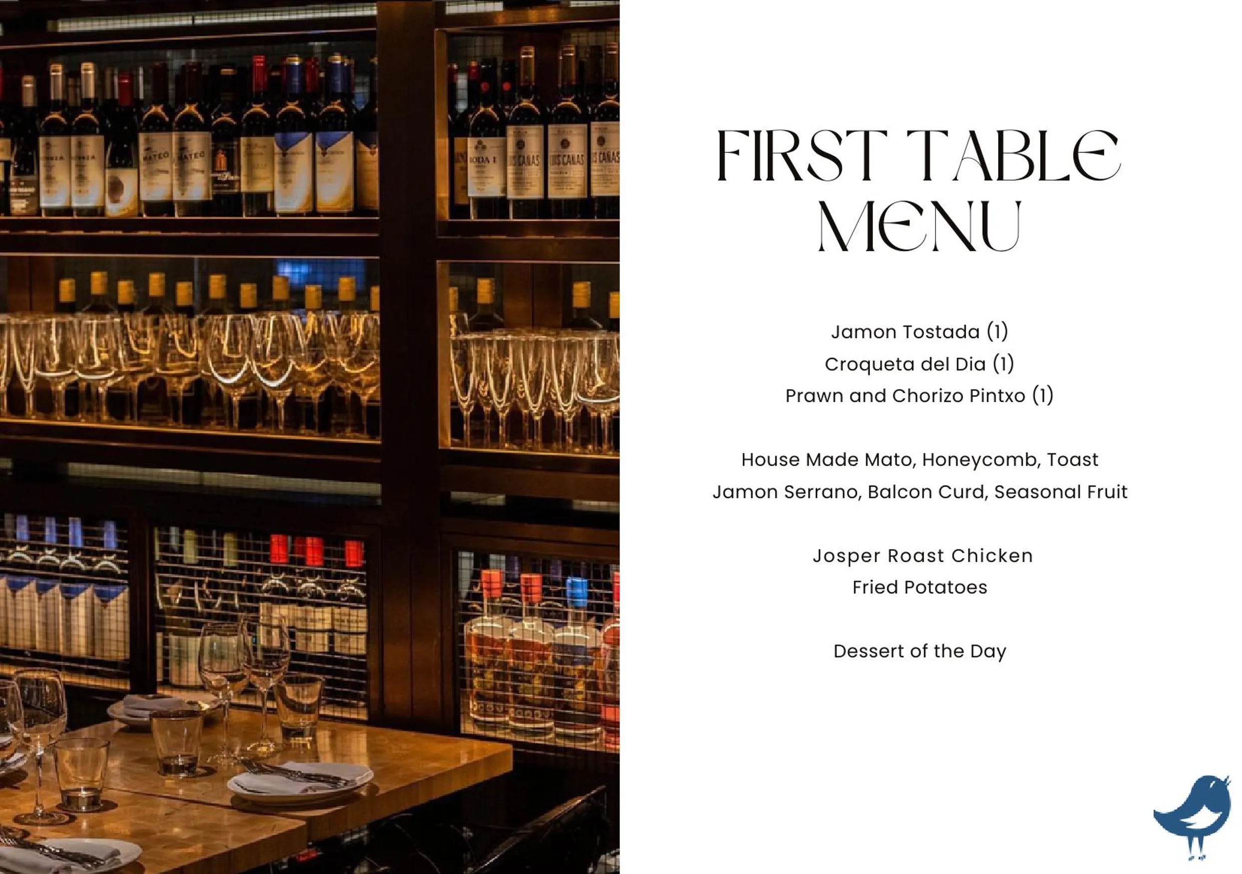 Balcon by Tapavino menu, page 1