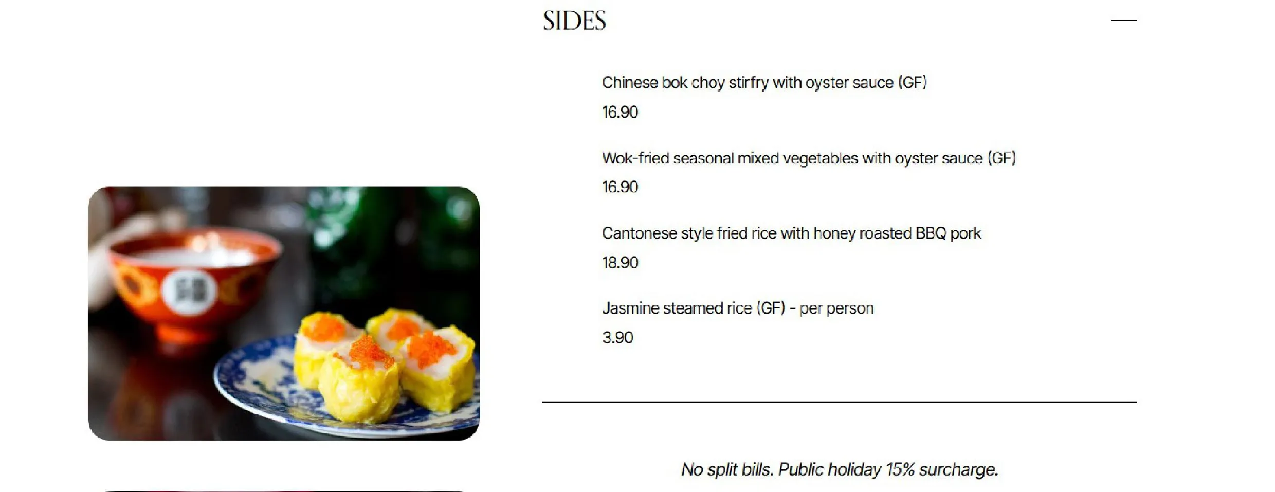 Concubine menu, page 7