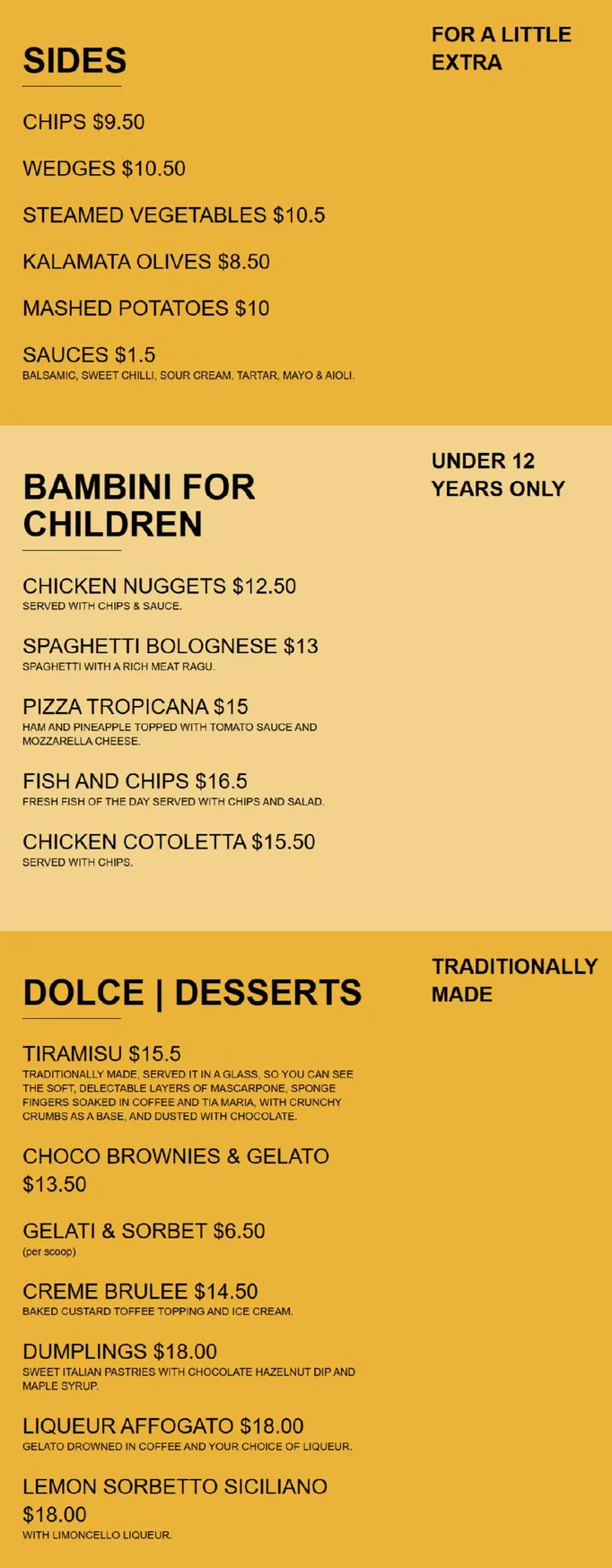 Portorosa Spearwood menu, page 6