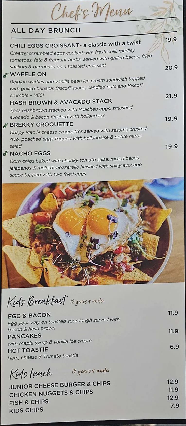 Degani Bentons Square menu, page 5