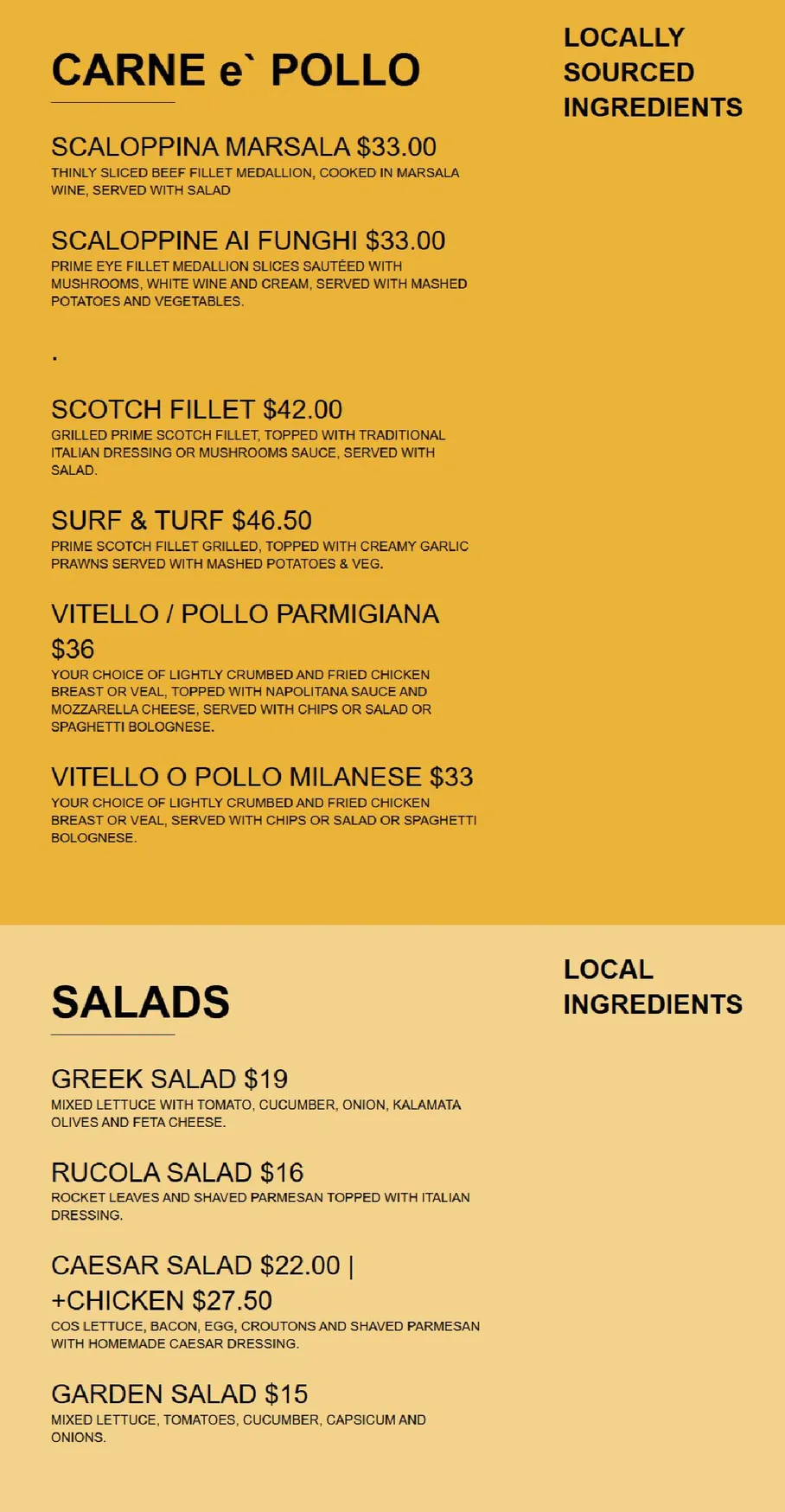 Portorosa Spearwood menu, page 5