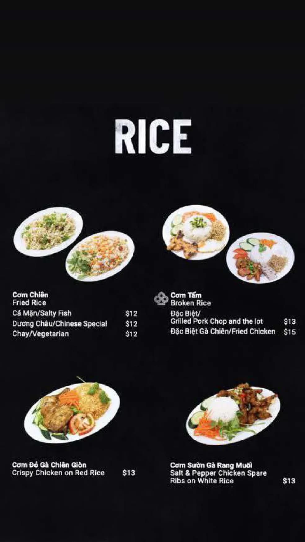 BAC 8 Vietnamese Eatery menu, page 4
