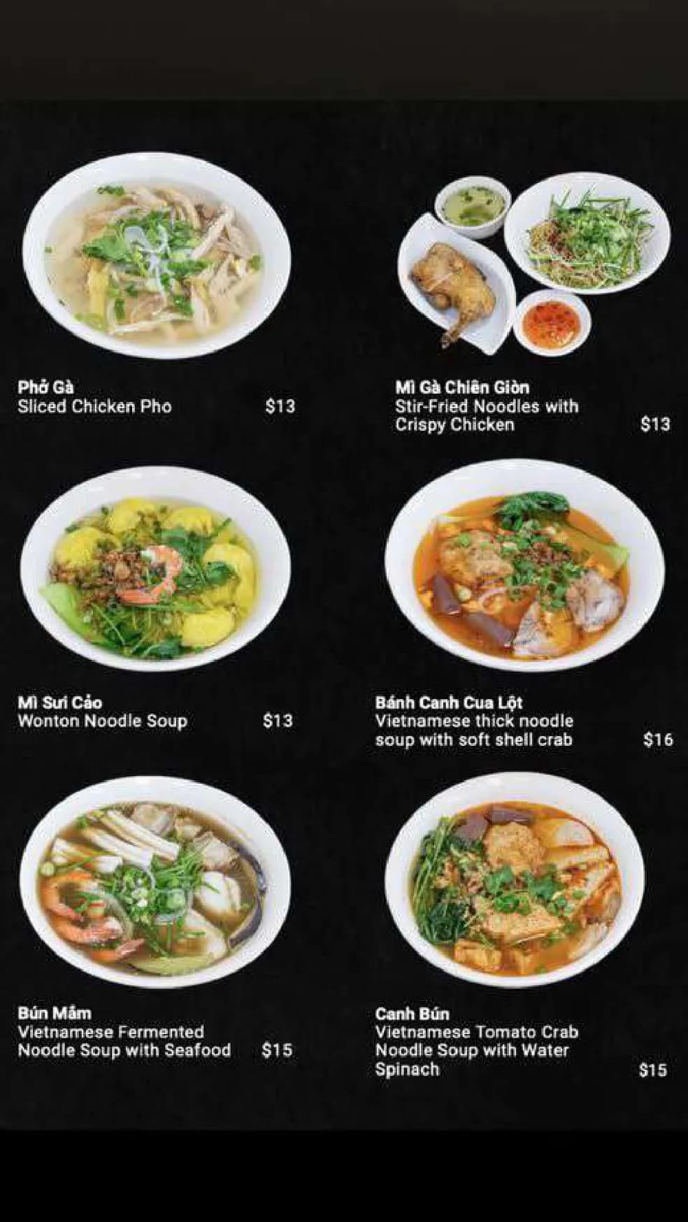 BAC 8 Vietnamese Eatery menu, page 9