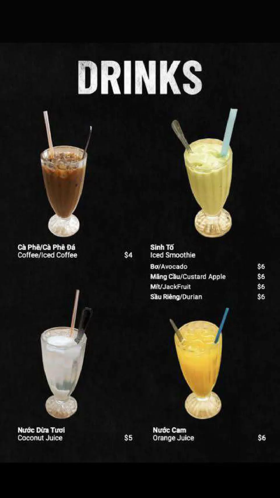 BAC 8 Vietnamese Eatery menu, page 11