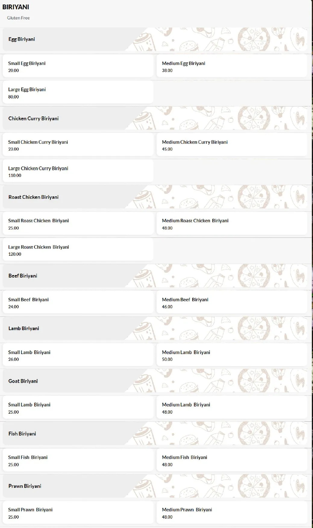 Pettah Road menu, page 4