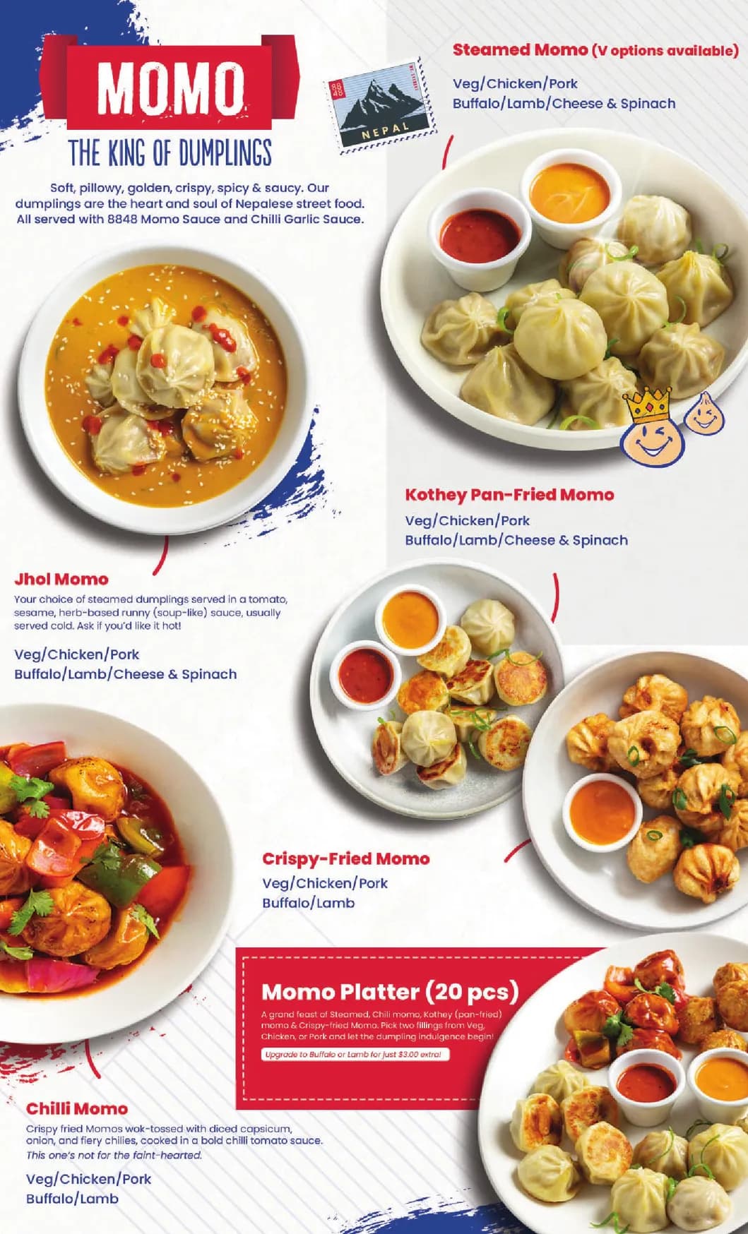8848 MOMO HOUSE menu, page 2