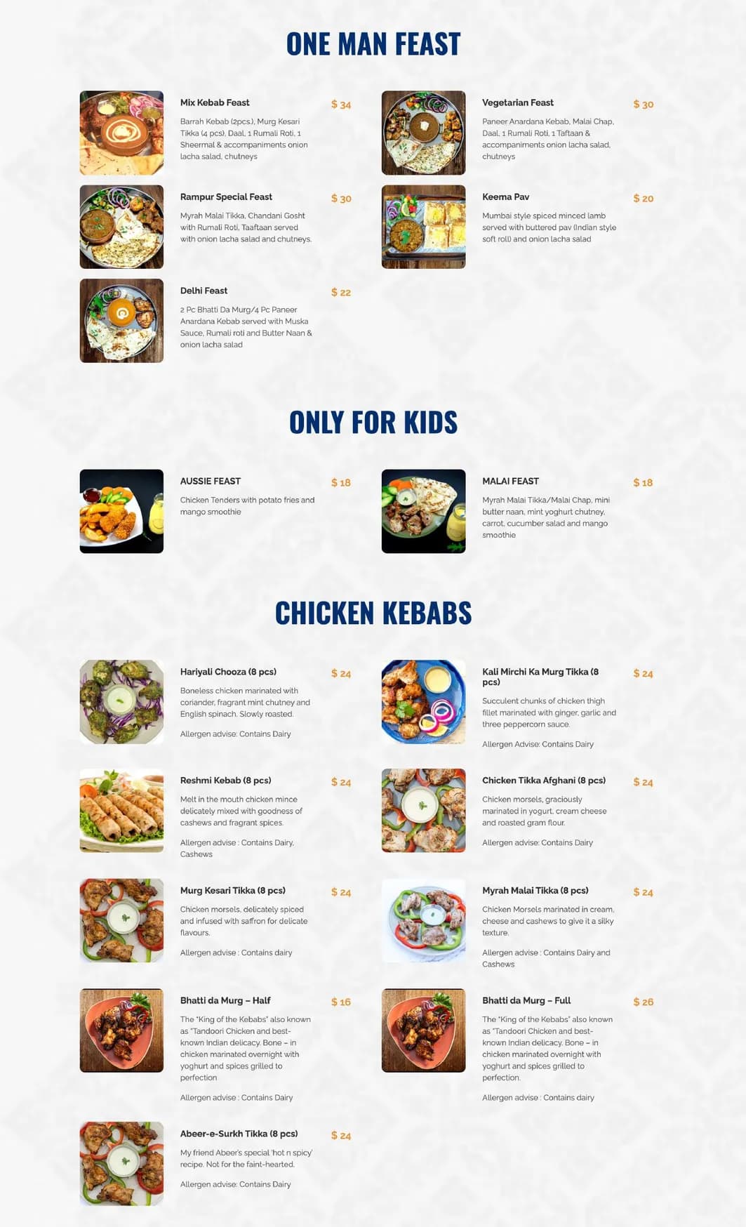 Kebabiya Dural menu, page 2