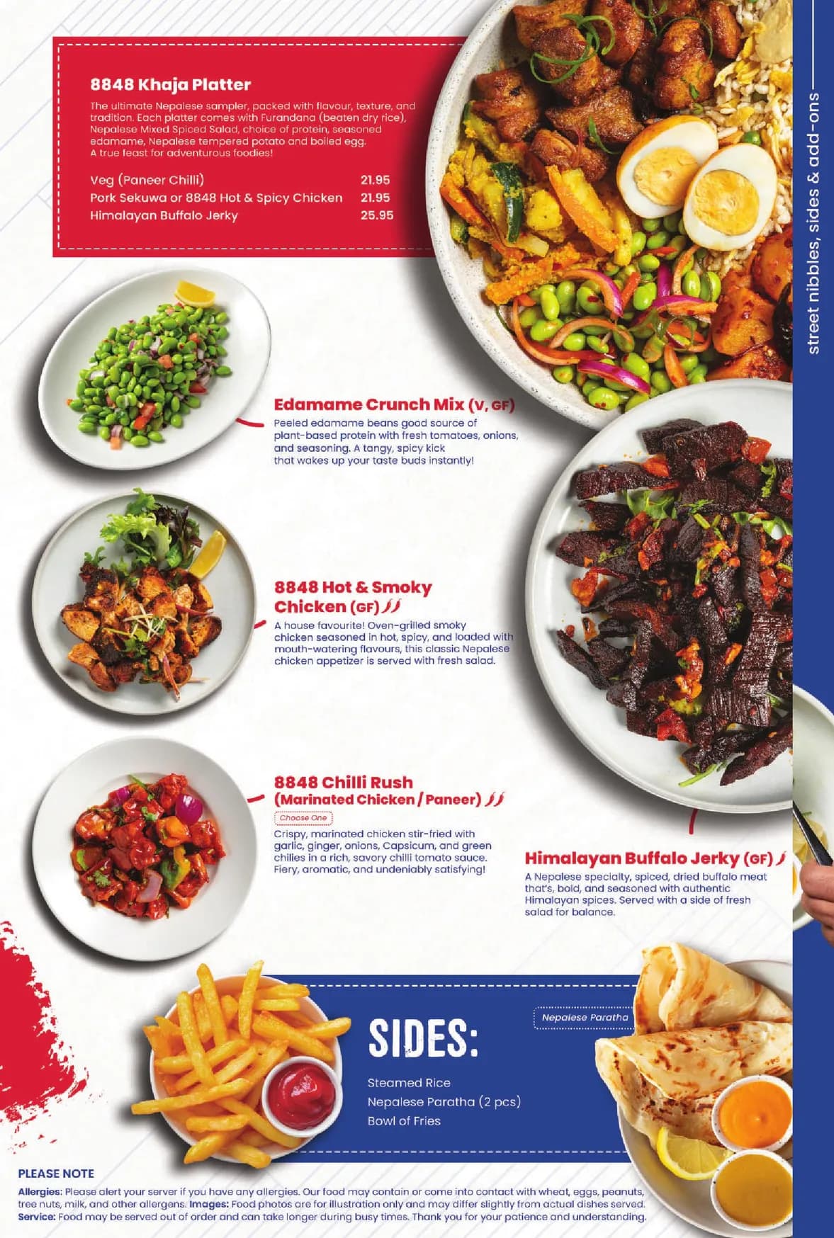 8848 MOMO HOUSE menu, page 5