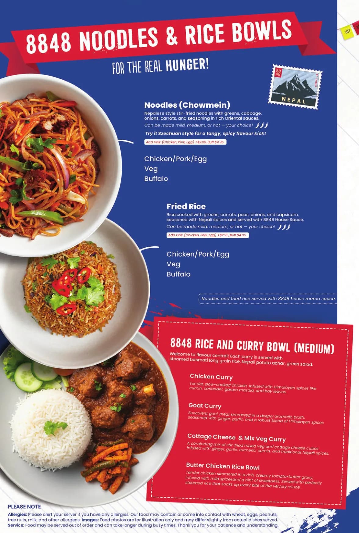 8848 MOMO HOUSE menu, page 6