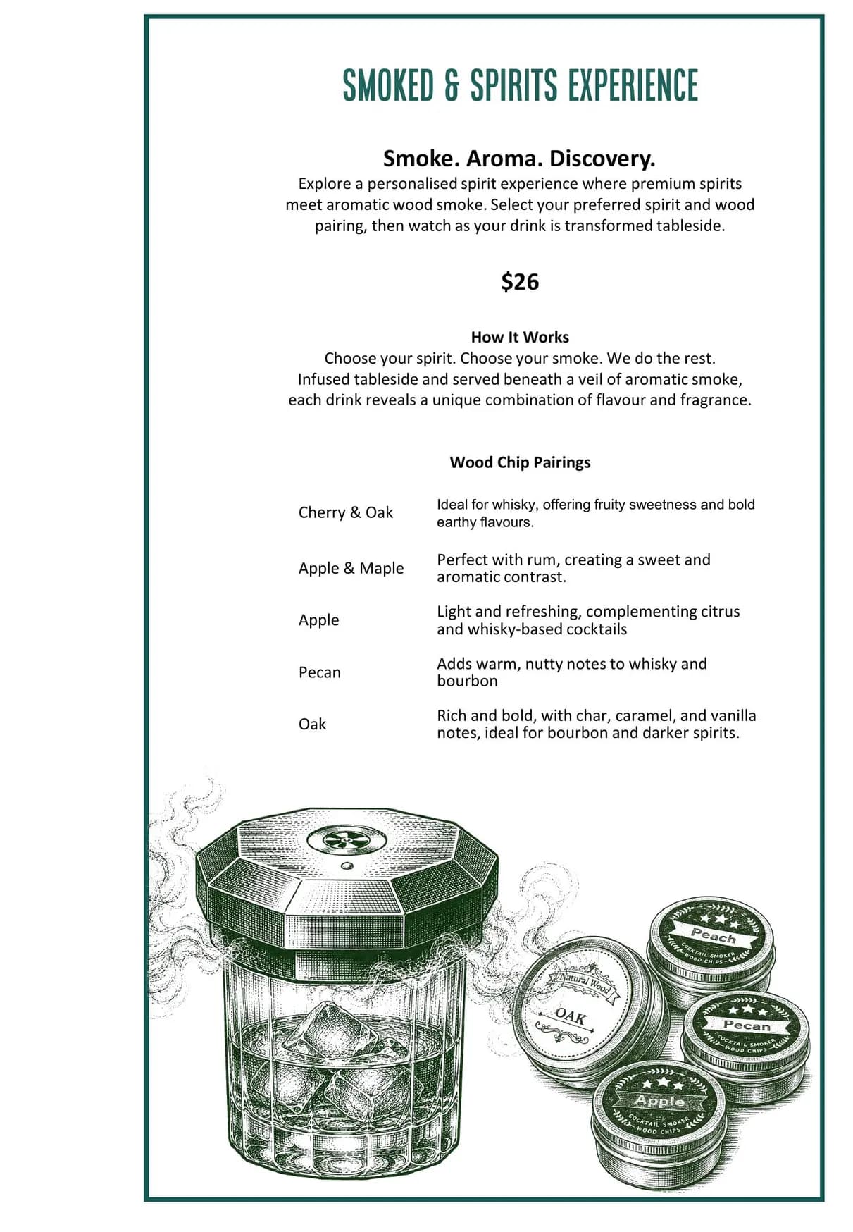 Pepperberry menu, page 18