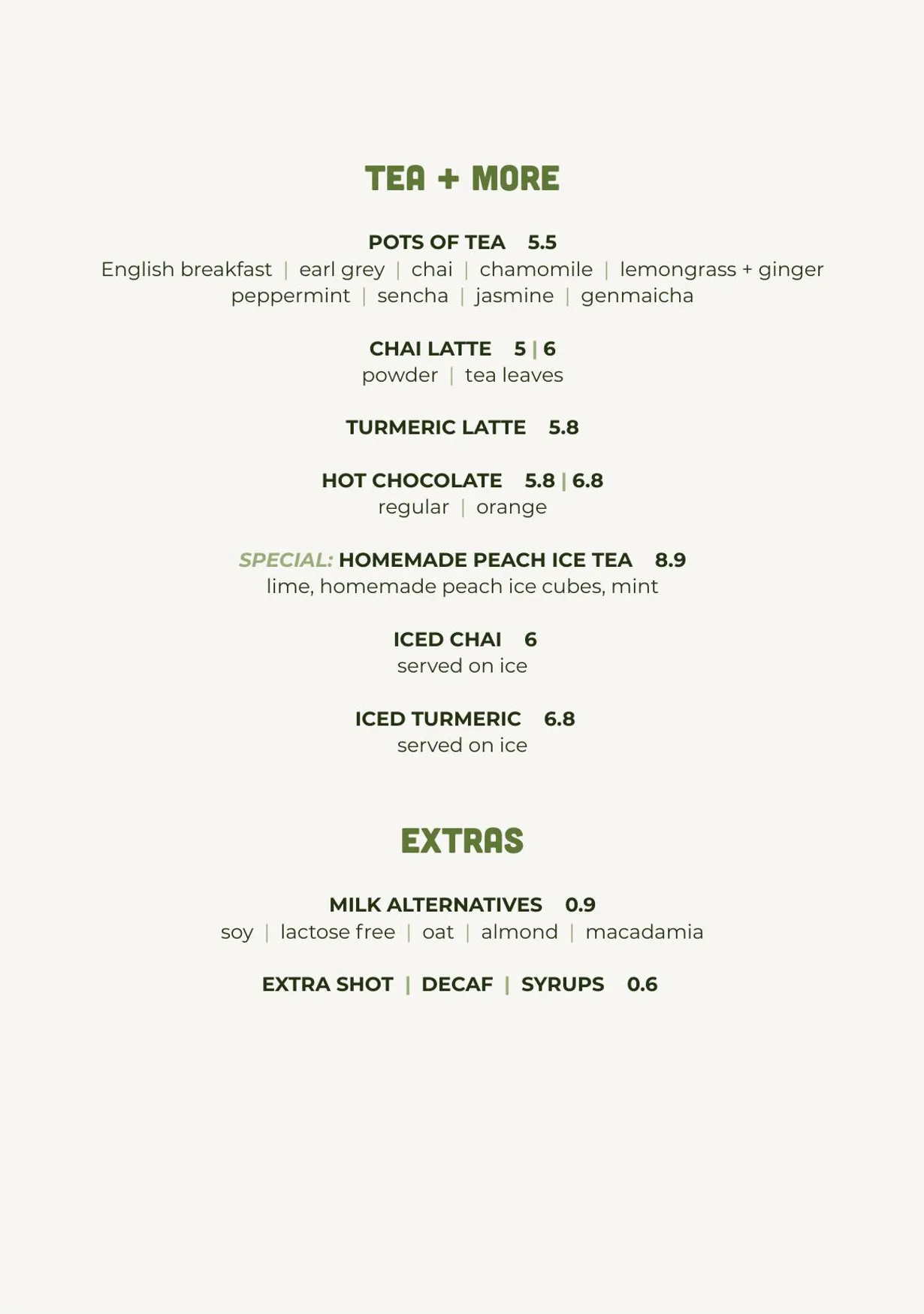 Method to the Madness menu, page 5