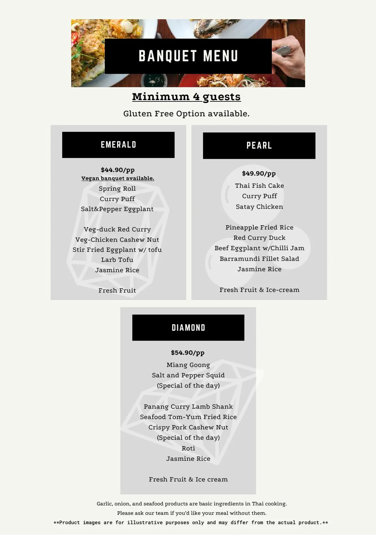 Atom Thai menu, page 2