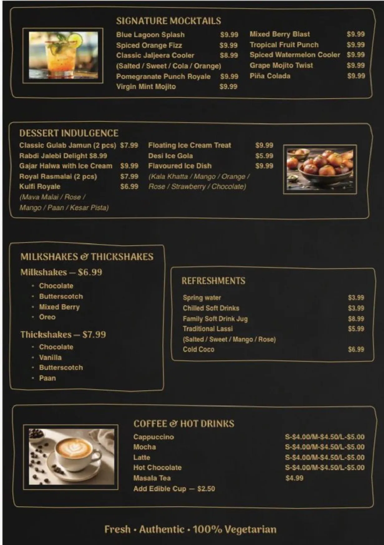 Spice And Stories Indian Restaurant menu, page 2