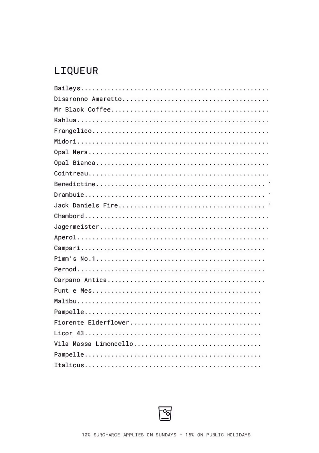 BOBs Beer menu, page 17