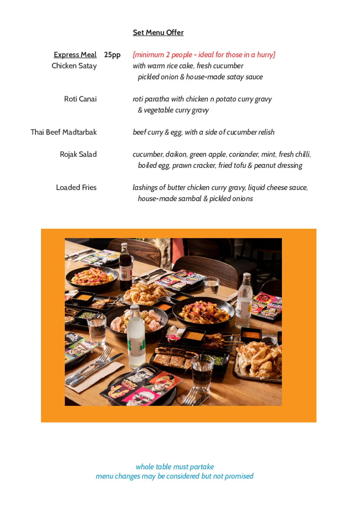 Kafe Kooks menu, page 12