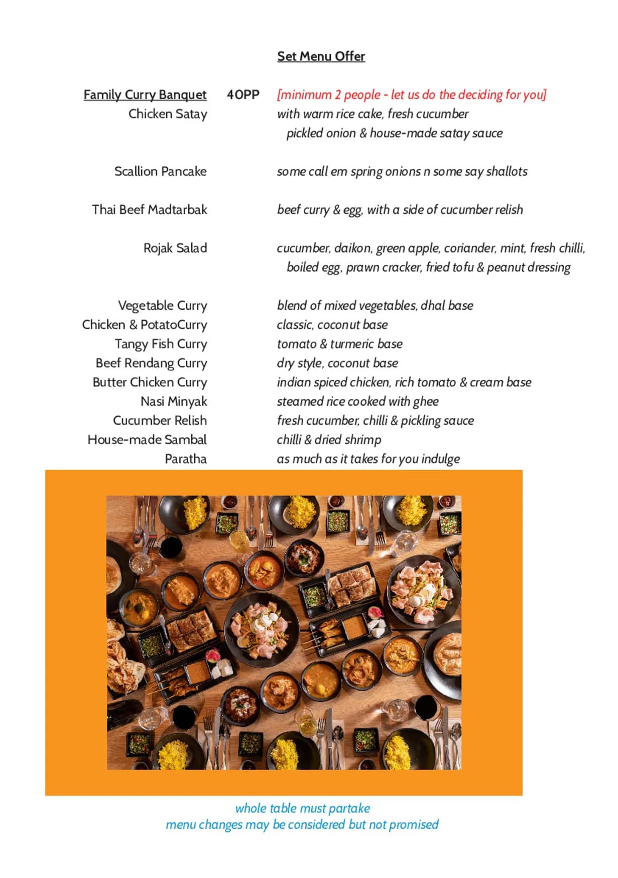 Kafe Kooks menu, page 14