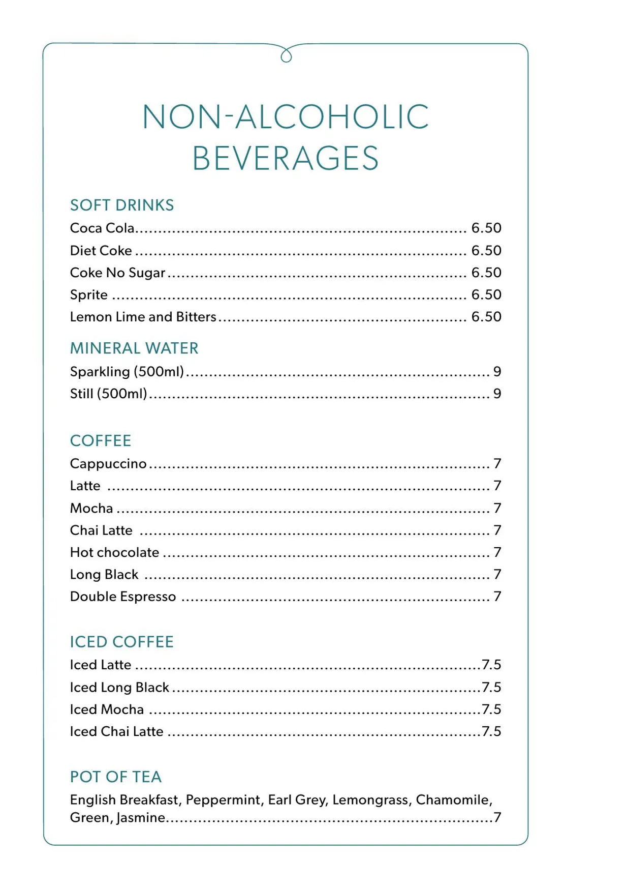 Sailmaker Restaurant menu, page 10