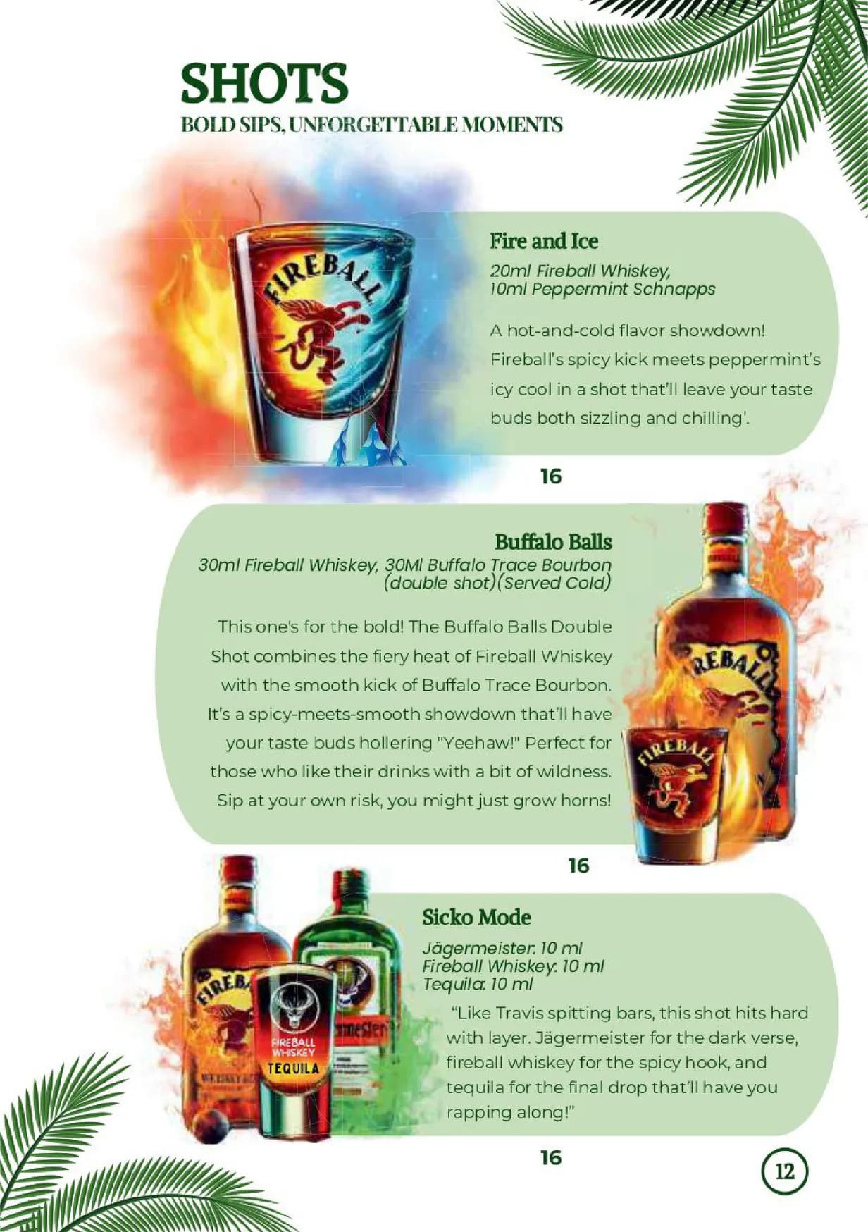 30ML Bar & Restaurant menu, page 26