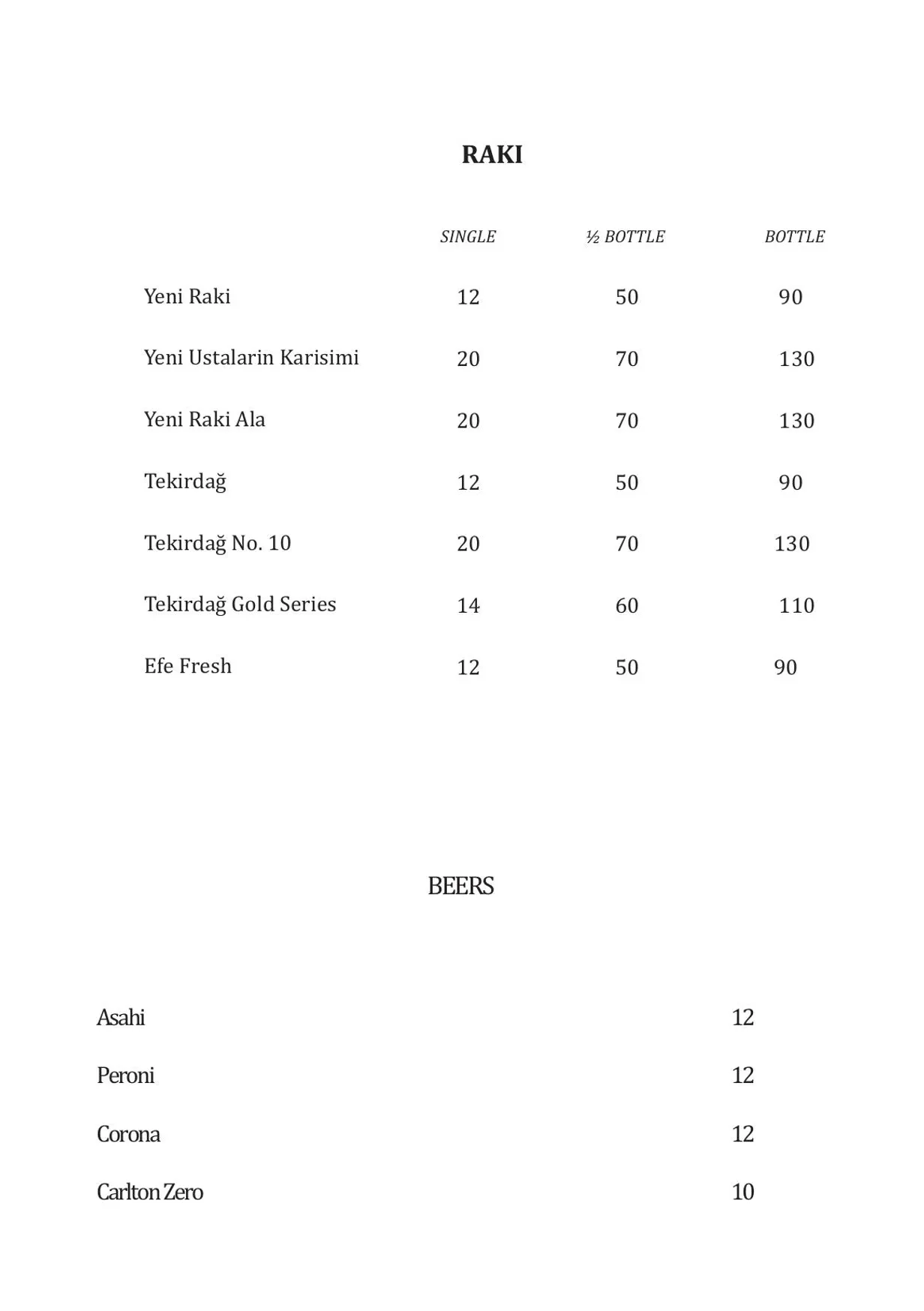 Lezzet menu, page 8