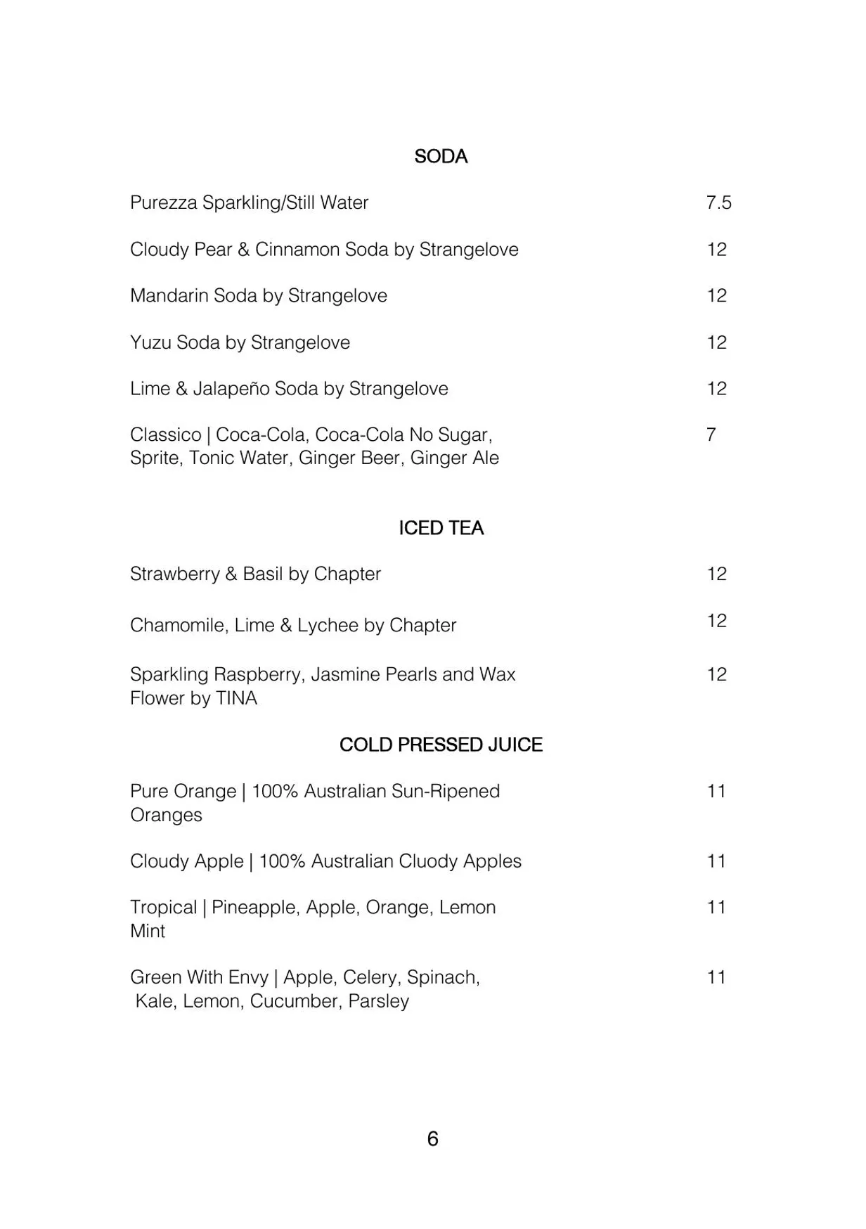 Ormeggio menu, page 8