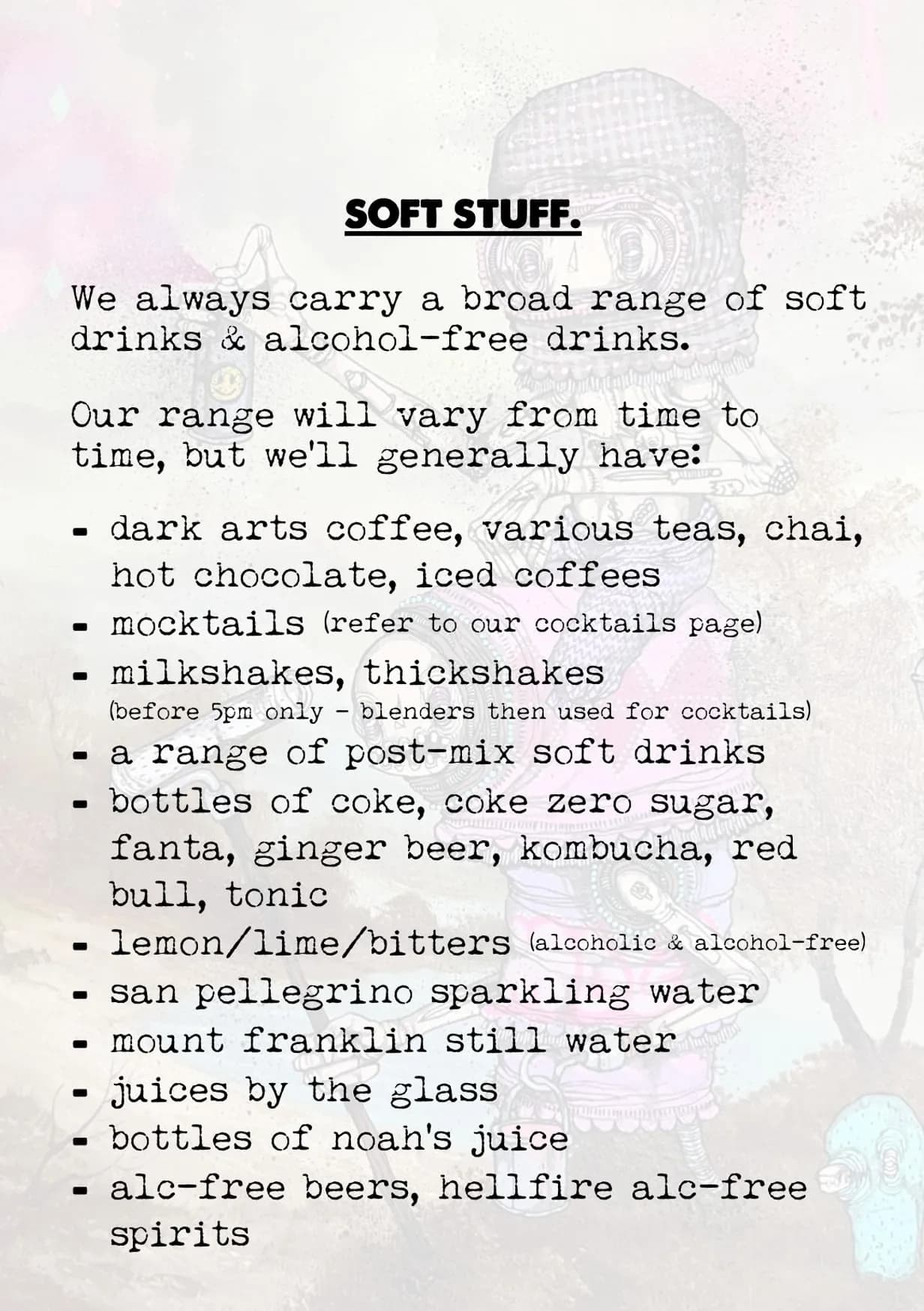 Element Bar menu, page 3
