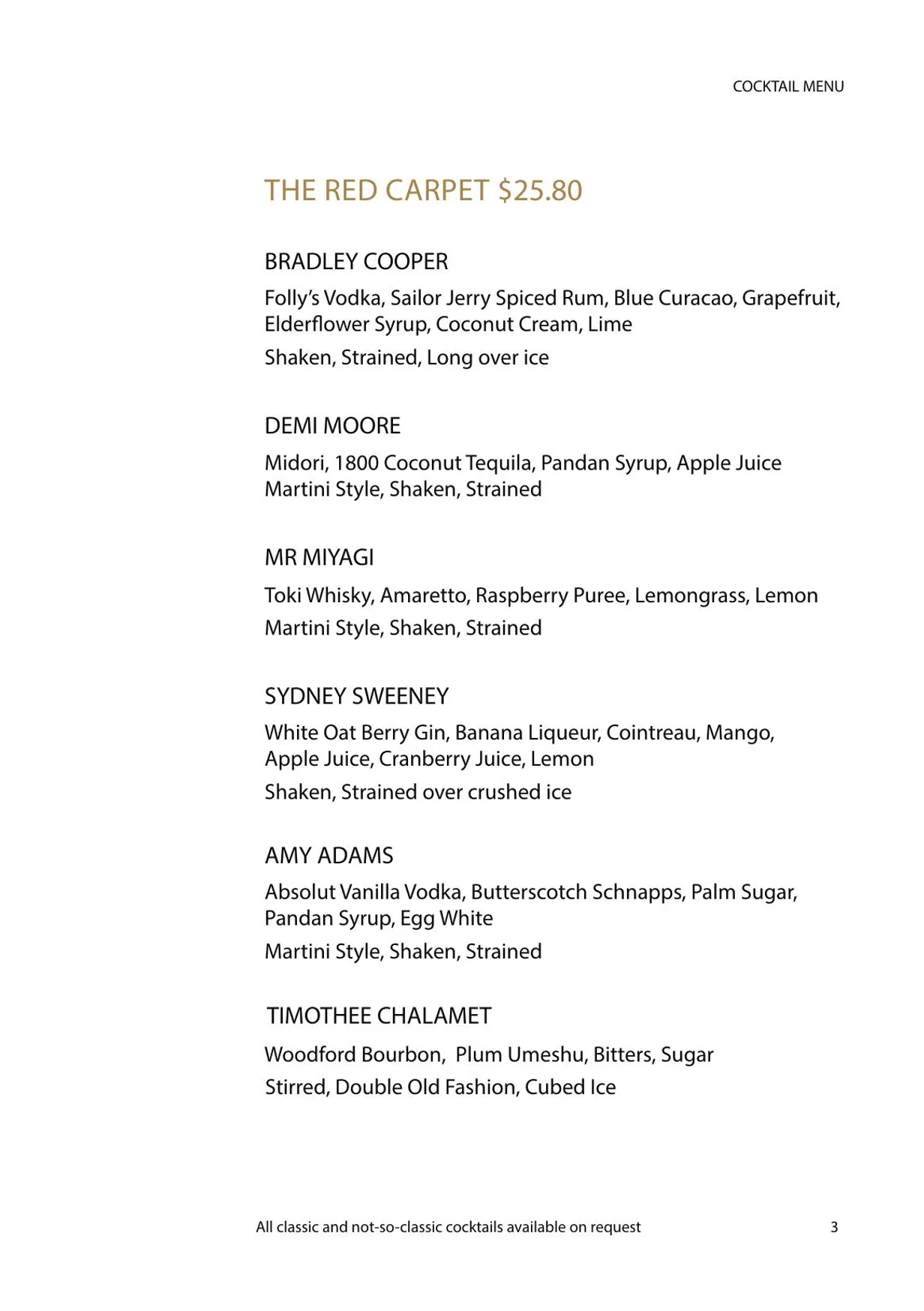 Mr Mista menu, page 4