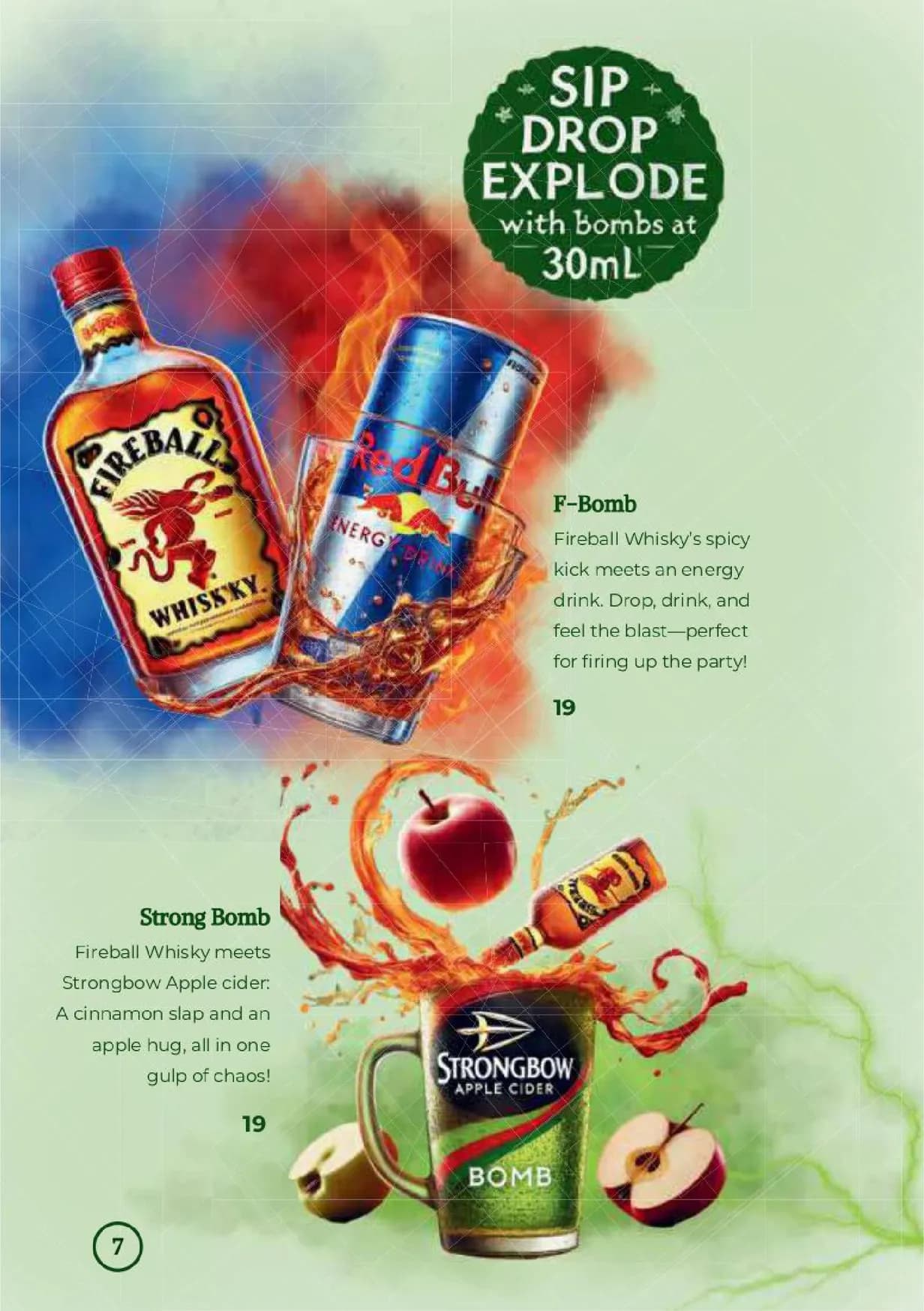 30ML Bar & Restaurant menu, page 21