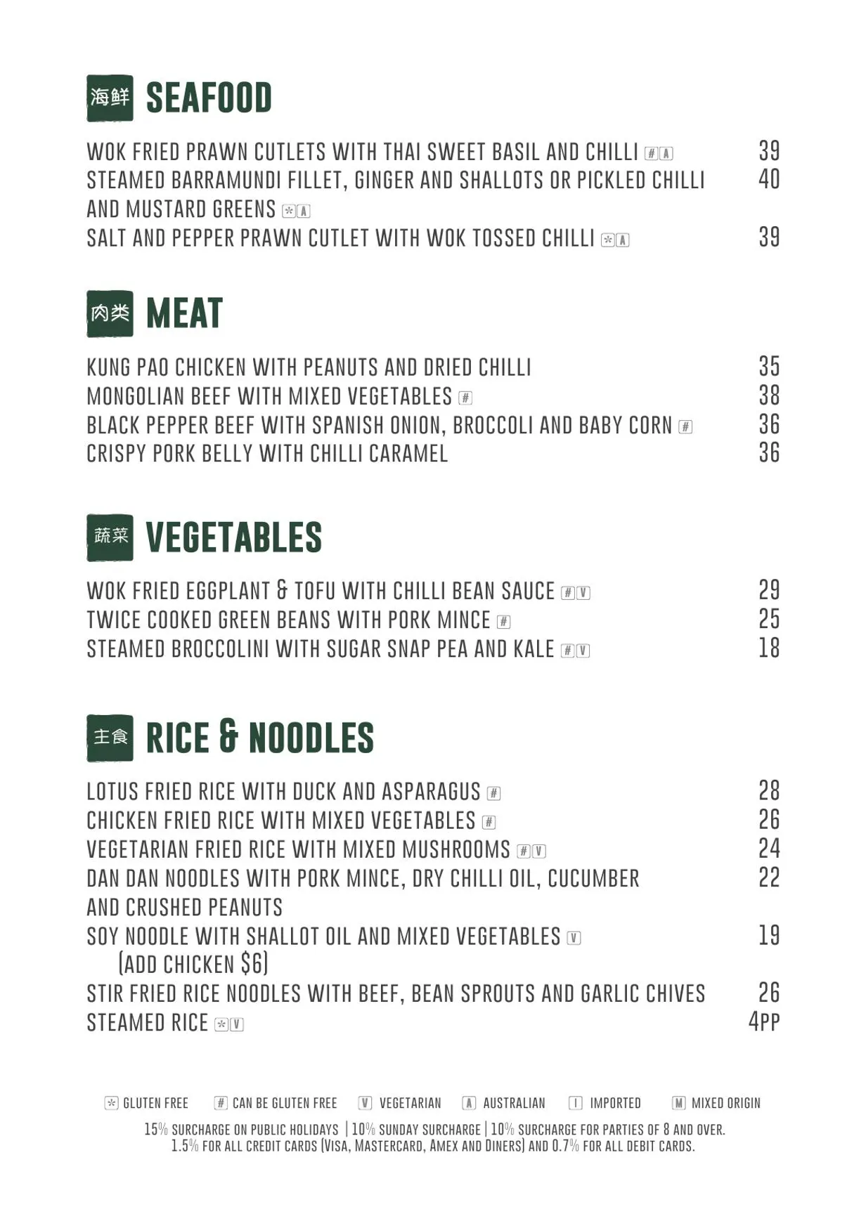 Lotus Dumpling Bar menu, page 5