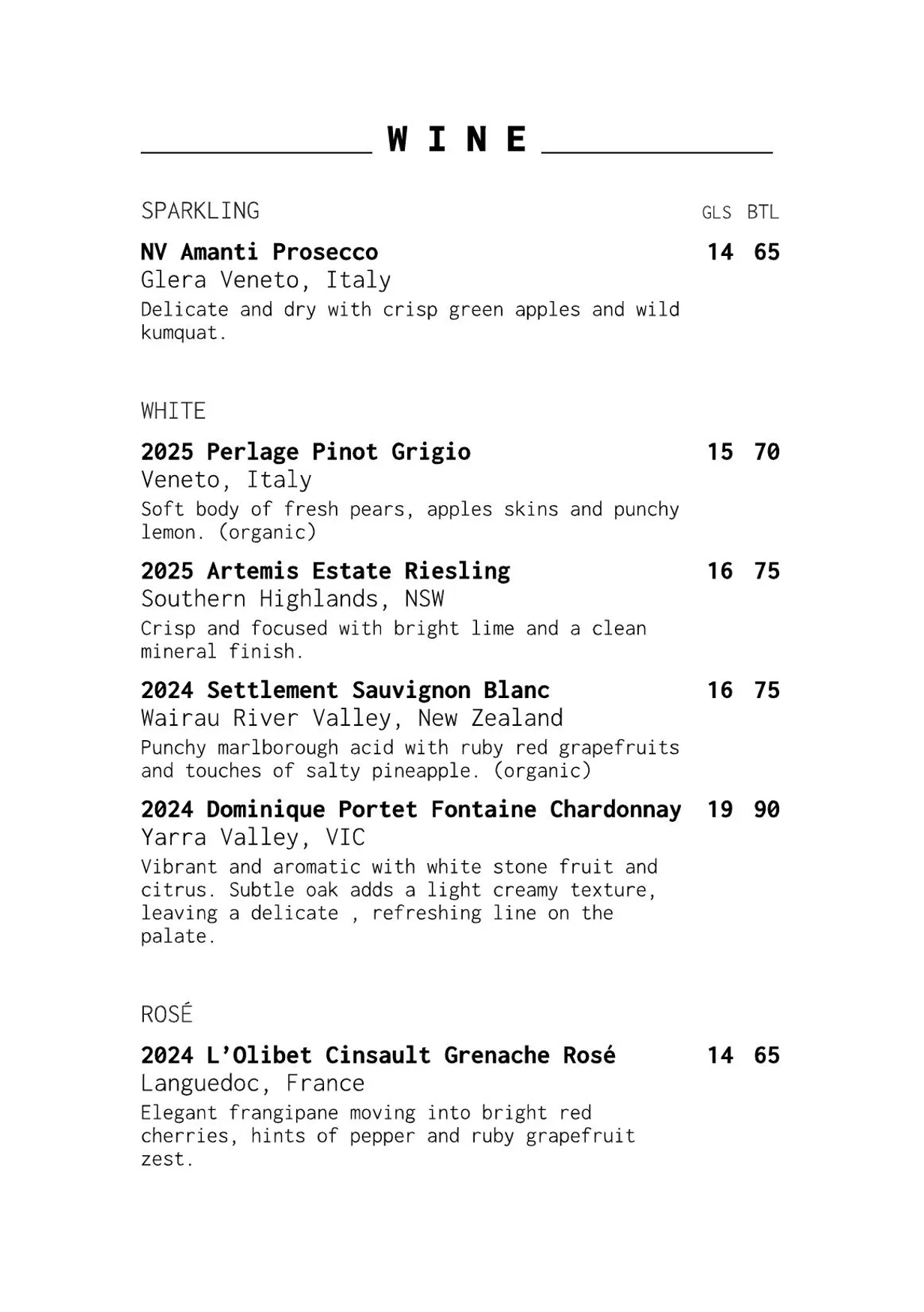 Osaka Trading menu, page 10